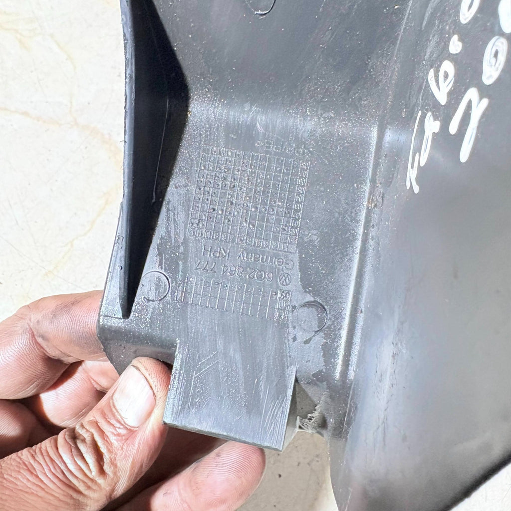 Skoda Fabia 2010 Anthracite Black Drivers Footrest 6Q2864777