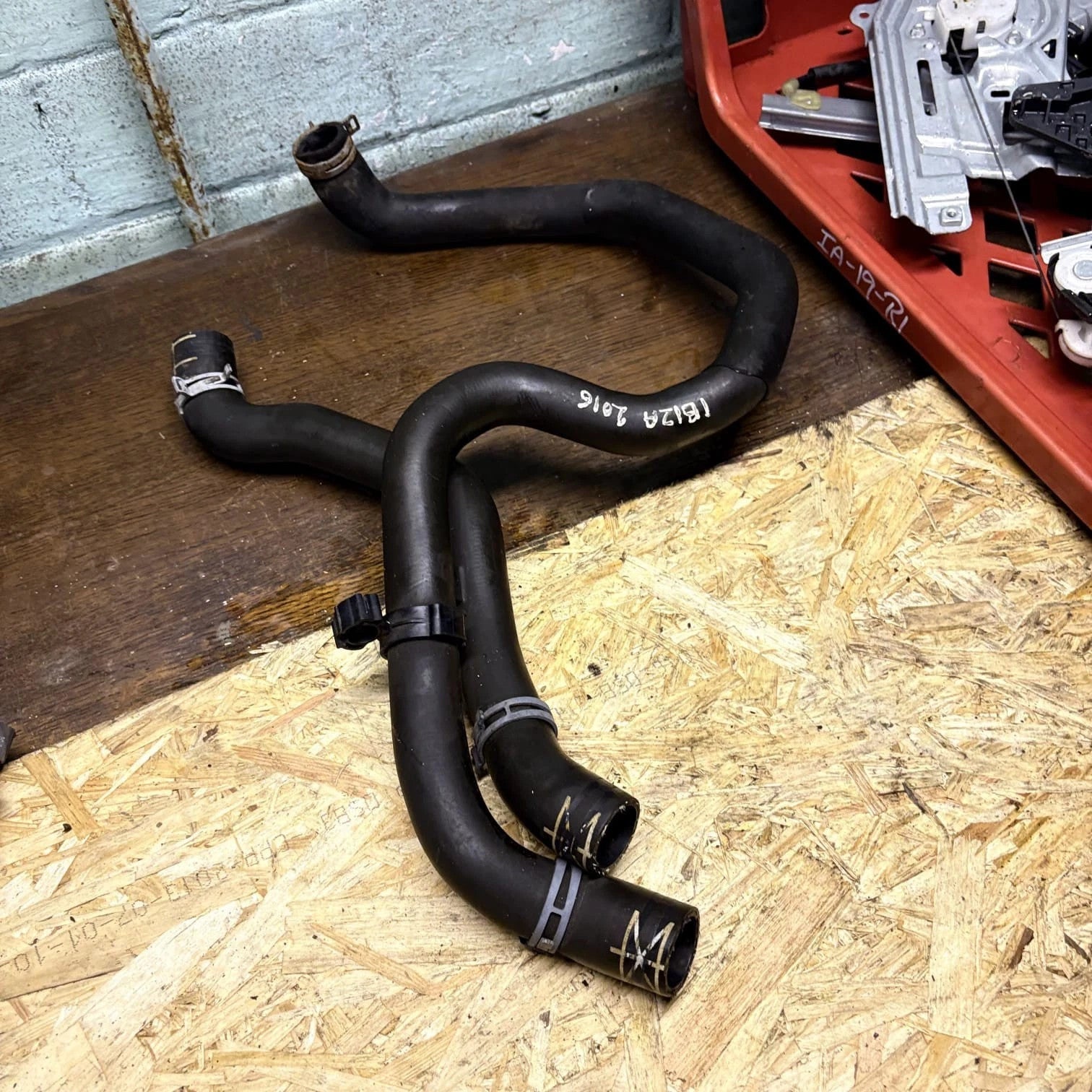 SEAT Ibiza 6P 1.0 TSI Radiator Coolant Hose Pipe 6C0122049A 2016-2017