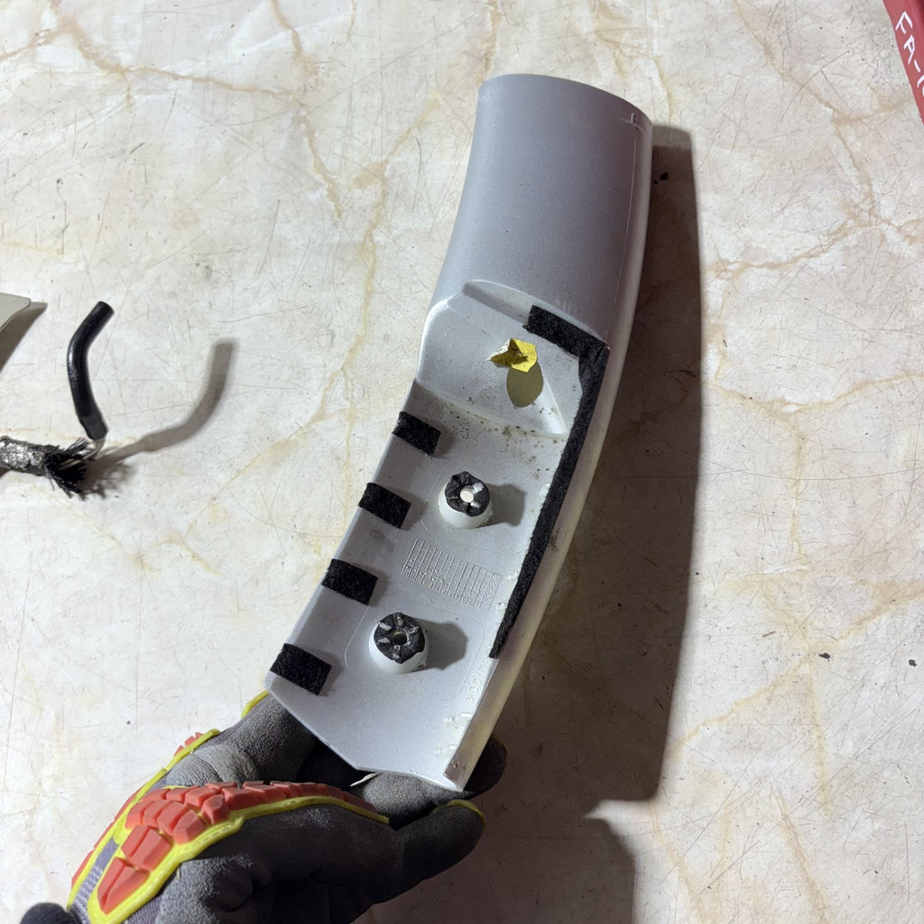 Mini Centre Console Pillar Left Side NS in Silver 7040569