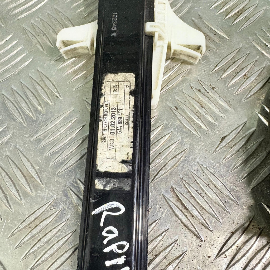 SKODA RAPID 2012-2018 PASSENGER REAR LEFT WINDOW REGULATOR 5JA839461