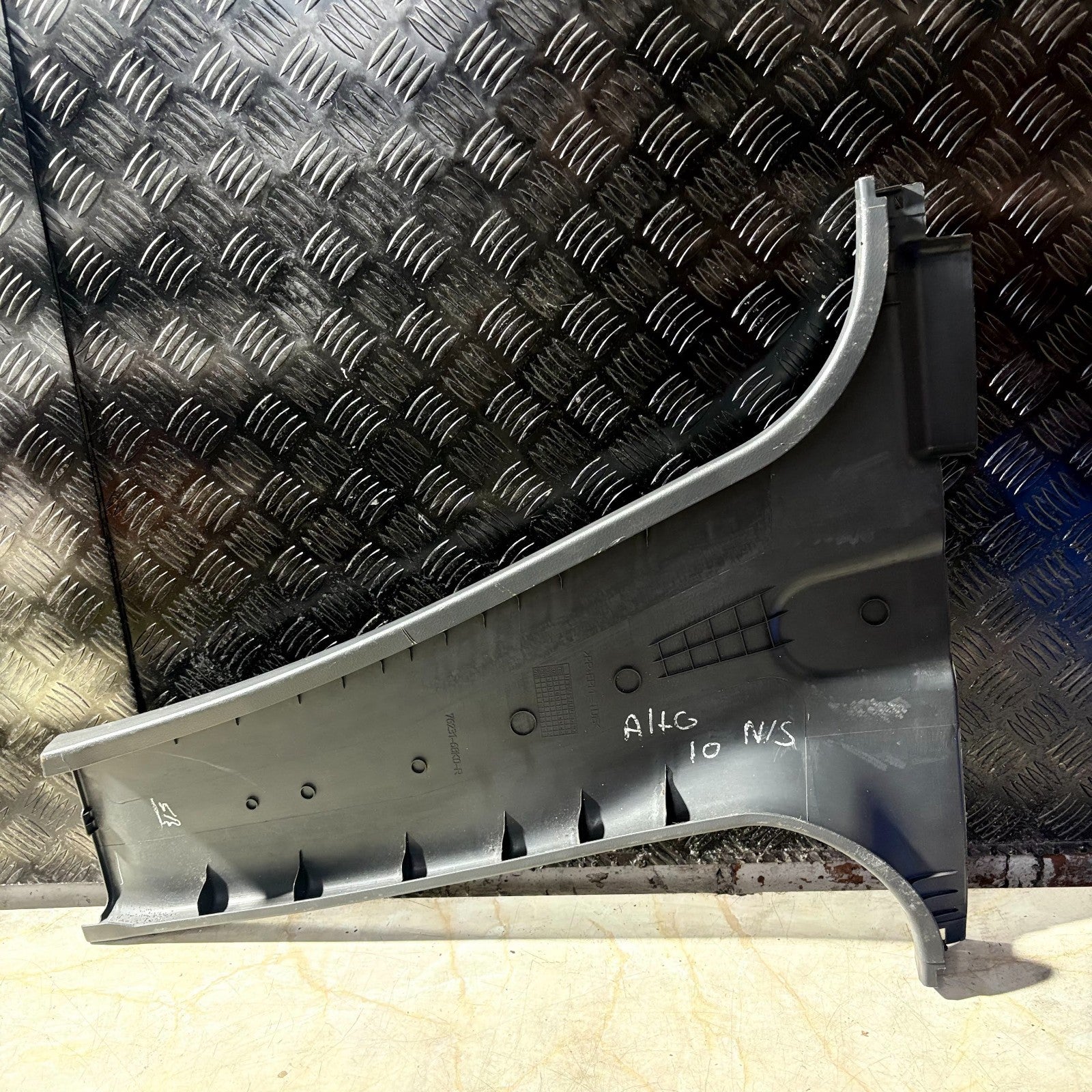Suzuki Alto MK7 09-15 Left Passenger N/S Upper B-Pillar Interior Trim 76241-68K0