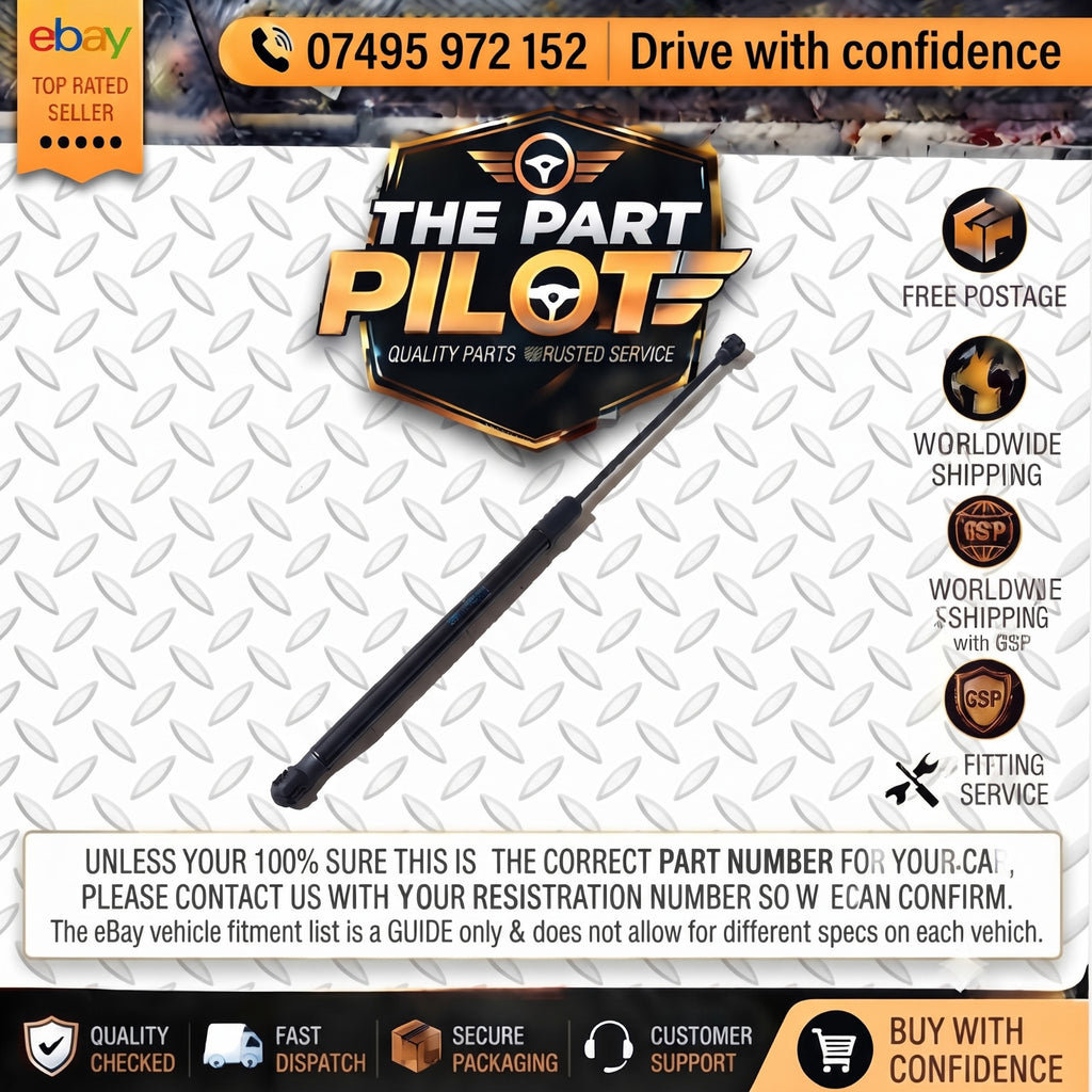VW Polo Mk5 6R 6C 2014-2017 Rear Tailgate Boot Gas Strut 325N 6R6827550C