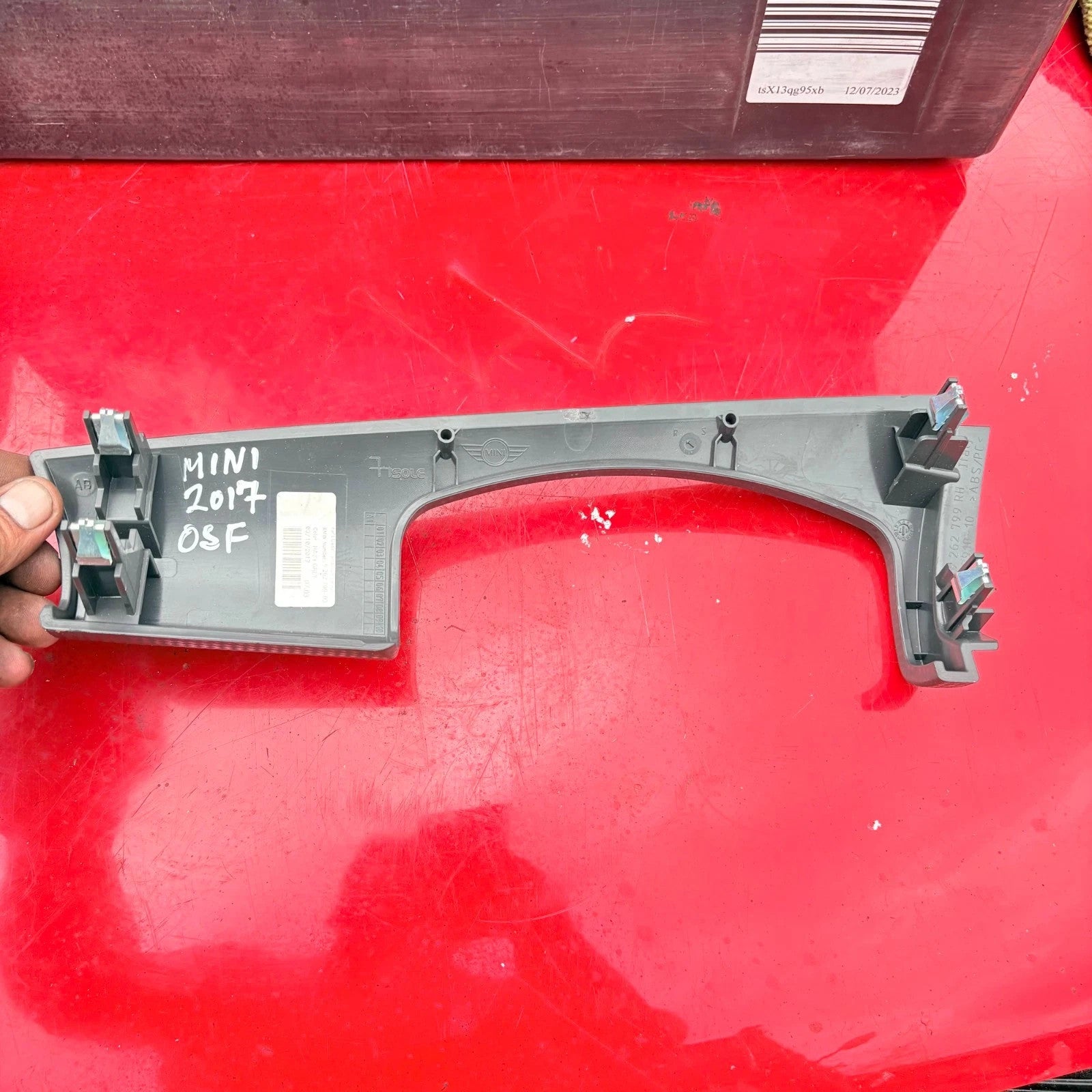 MINI F55/F56/F57 Dashboard Trim Driver Side Hazy Grey RHD 2014-2024 9262799