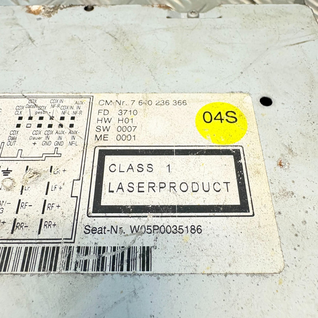 SEAT LEON/ALTEA Multi-Media Display Radio Stereo no CODE-5P0 035 186