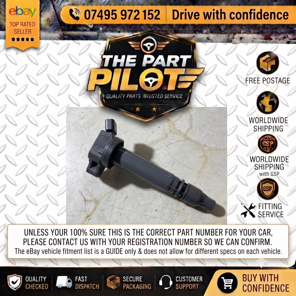 TOYOTA YARIS 2005-2014 1.33 DENSO IGNITION COIL PACK 90919-02251