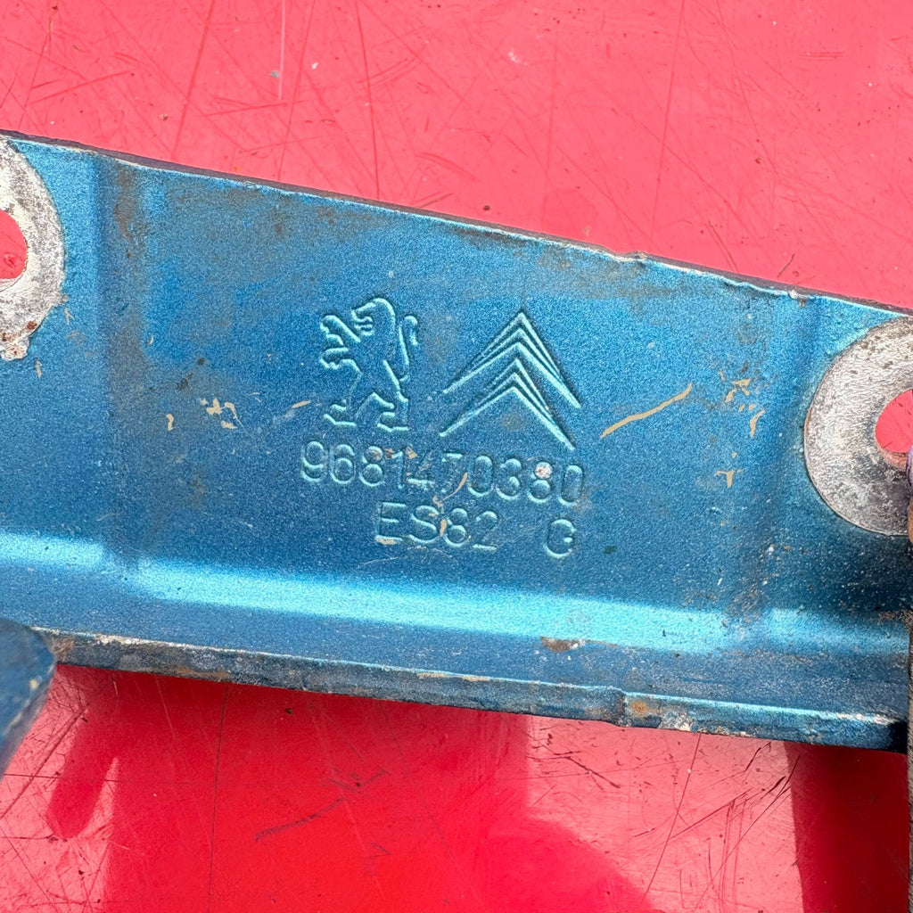 2007-2013 CITROEN C3 PICASSO BONNET HINGES (PAIR) IN BLUE 9681470380
