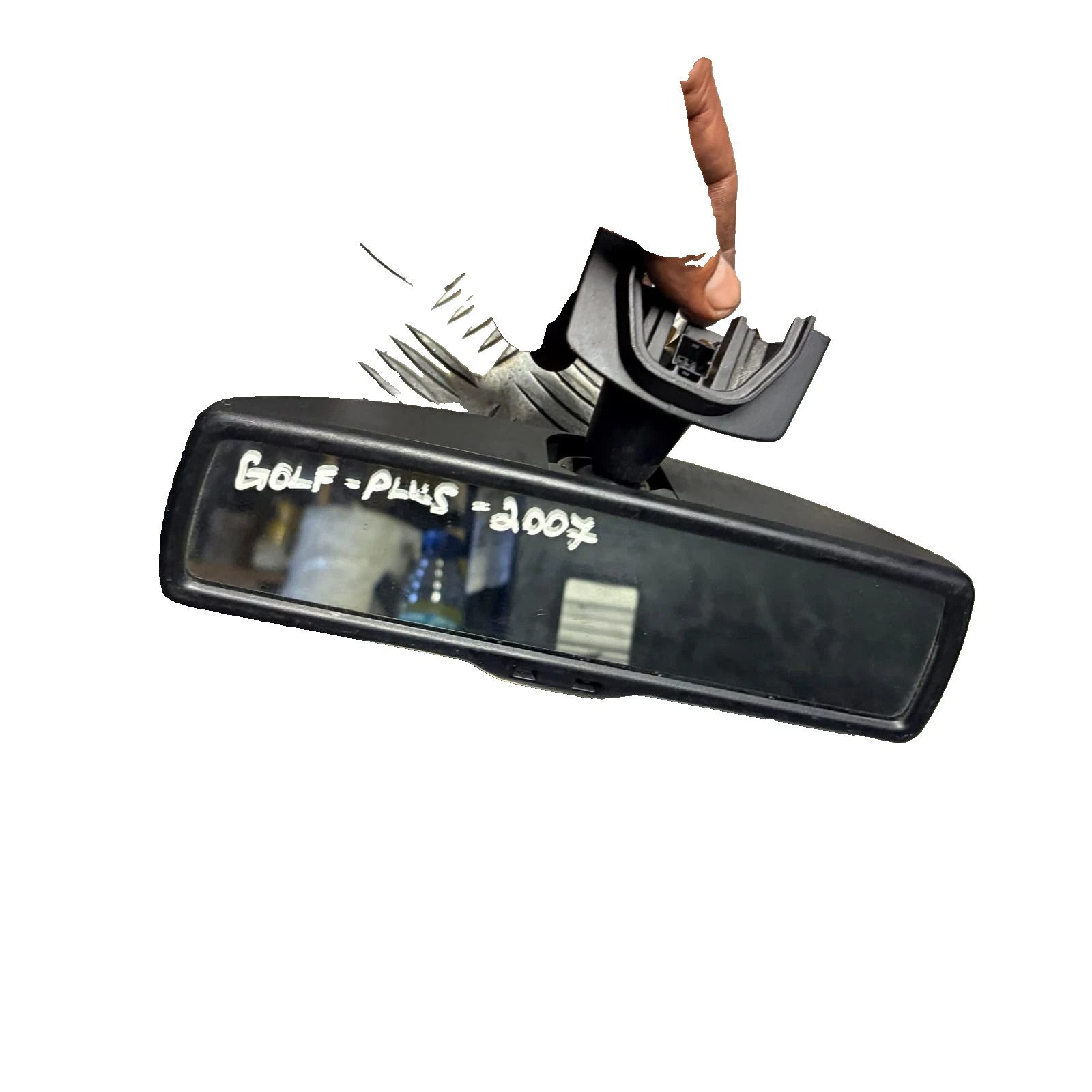 VW Golf Plus 2006-2011 Interior Rear View Mirror E11 015619 5M0857511 Windscreen