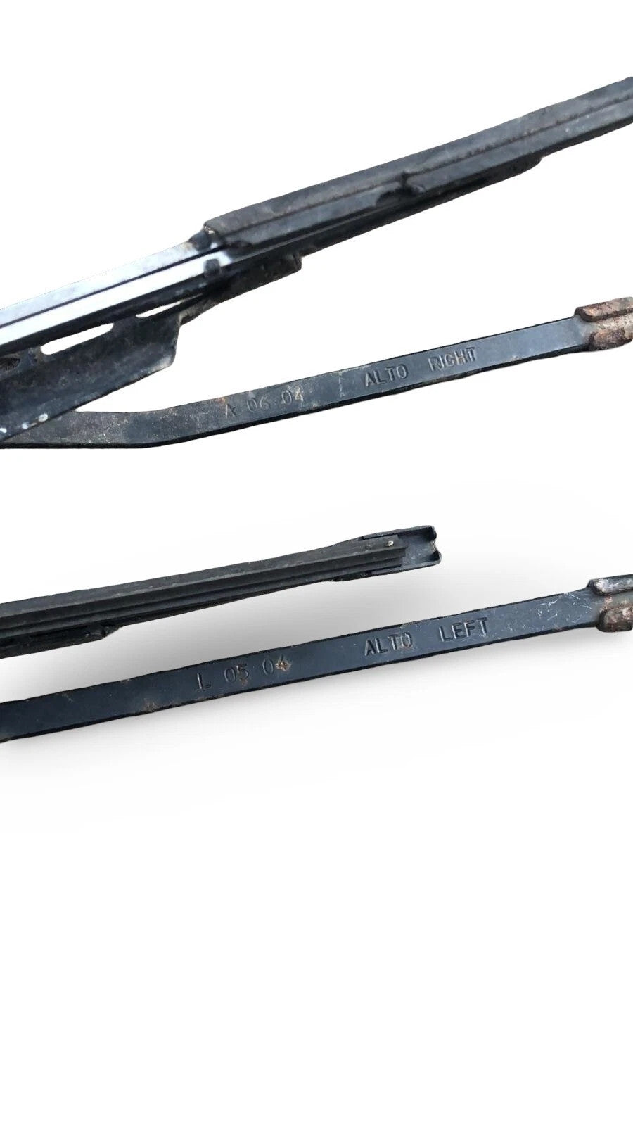 1999-2006 SUZUKI ALTO FRONT RIGHT LEFT ARM & BLADE PAIR