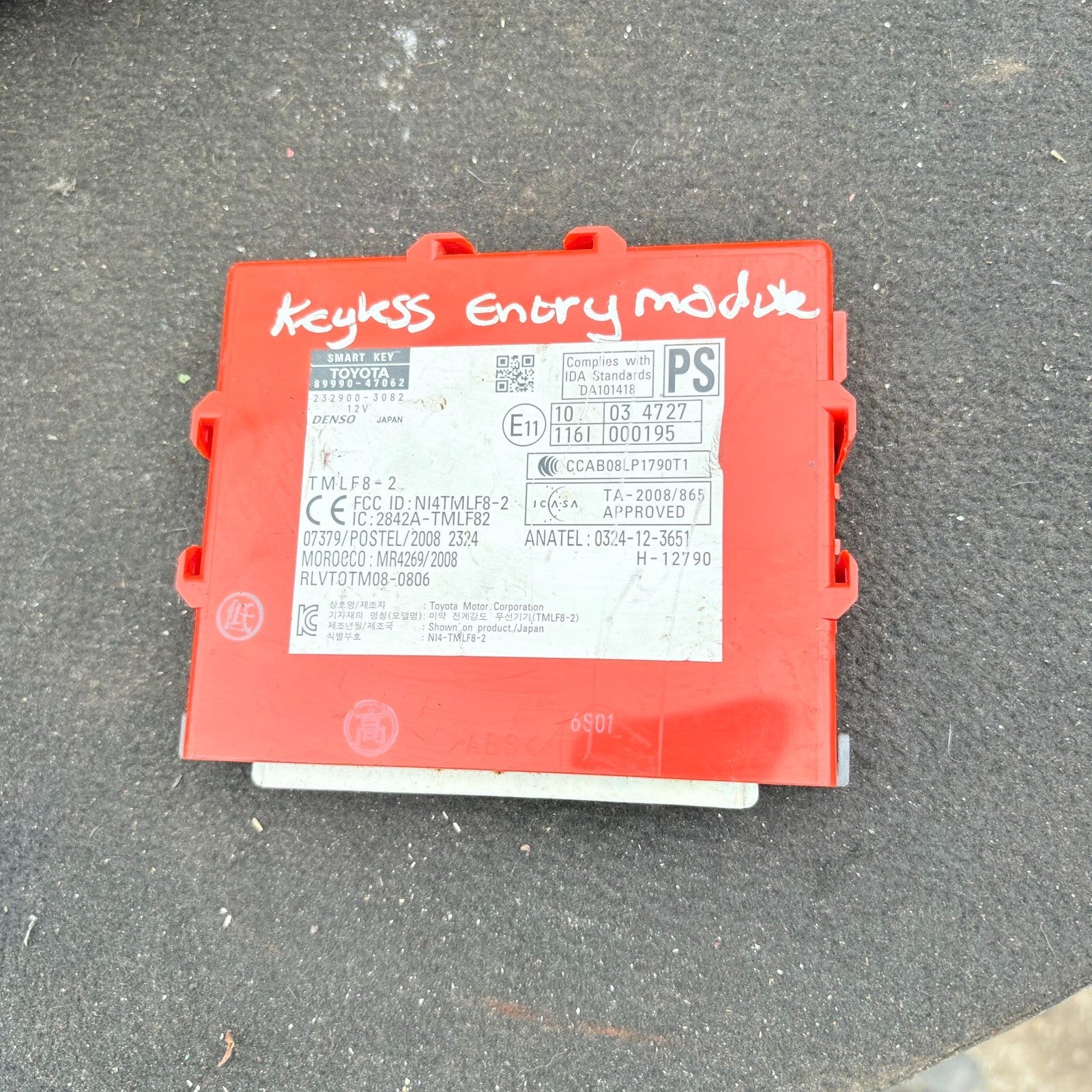 Toyota Keyless Control Unit 232900-3082