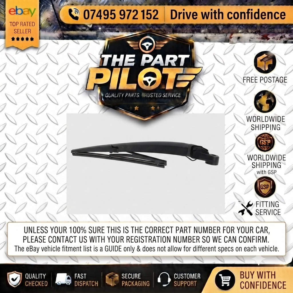 Toyota Corolla E12 3/5 Door Hatchback Rear Wiper Arm Blade 2002-2007