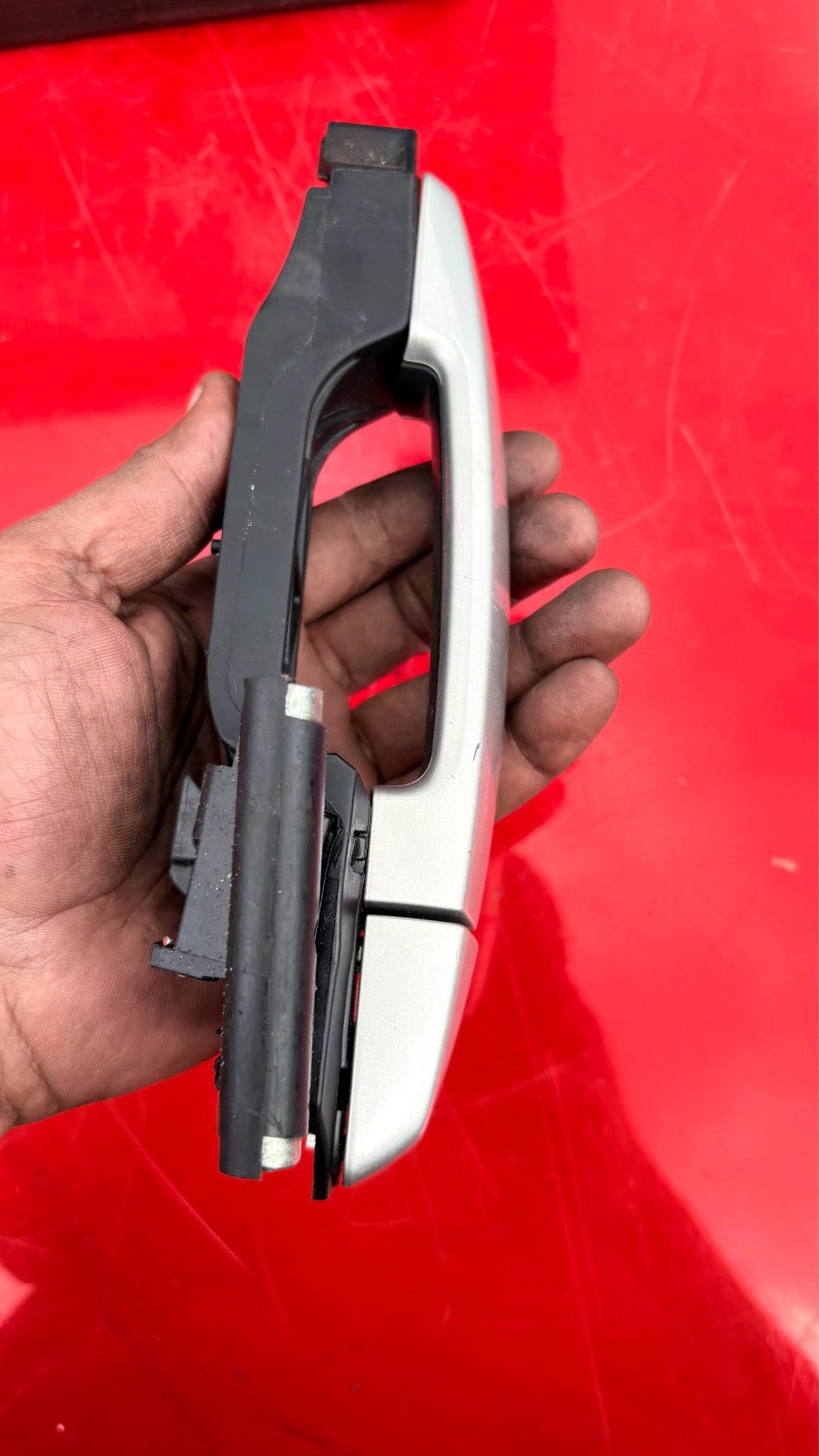 Vauxhall Agila B 2008-2016 Rear Right External Door Handle GBZ Silver