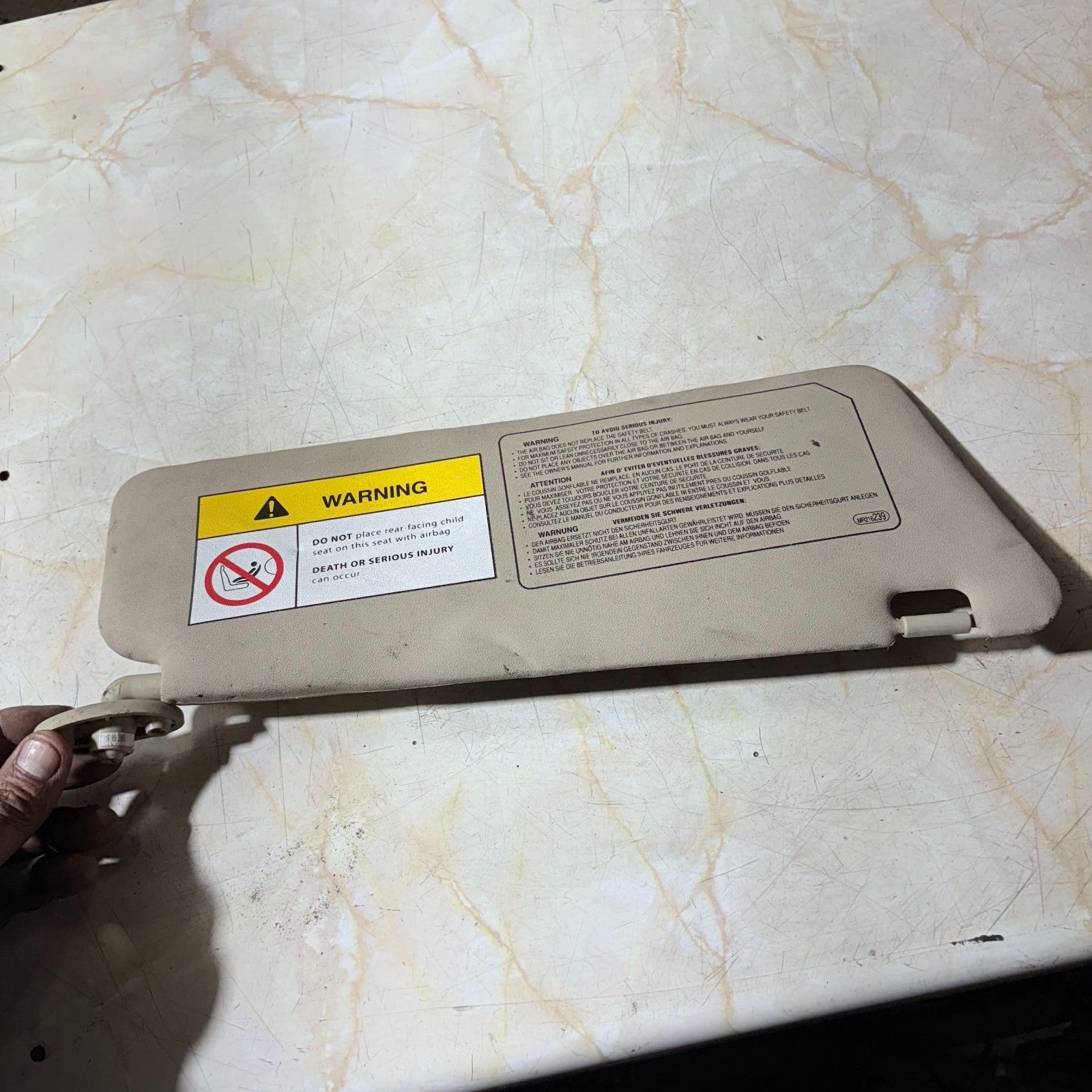 PROTON GEN-2 2004-2012 5DR PASSENGER LEFT SUN VISOR VANITY MIRROR