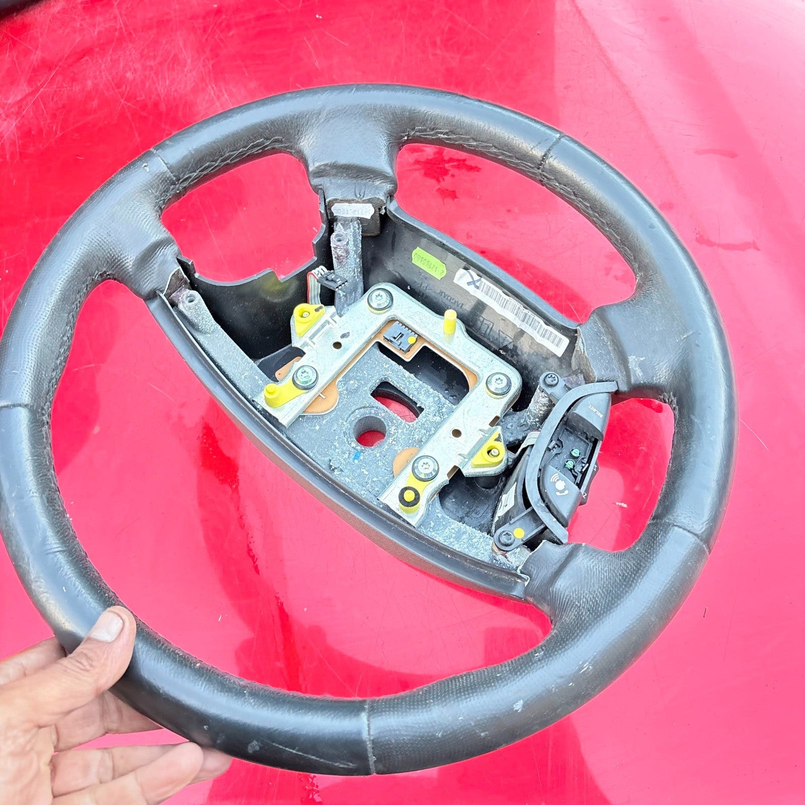 Jaguar S-Type R 2002-2007 Leather Steering Wheel Bare Sport Interior