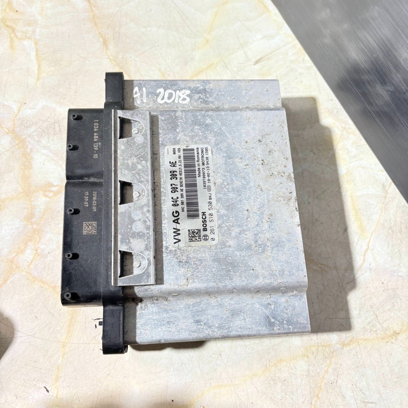 Audi A1 2010-2018 Engine Control Module ECU 04C907309AE 1.0 1.2 TFSI