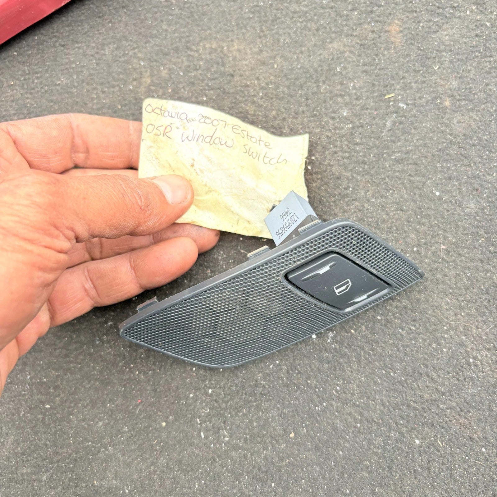 Skoda Octavia Right Offside Rear Electric Window Switch Mk2 2004-2013