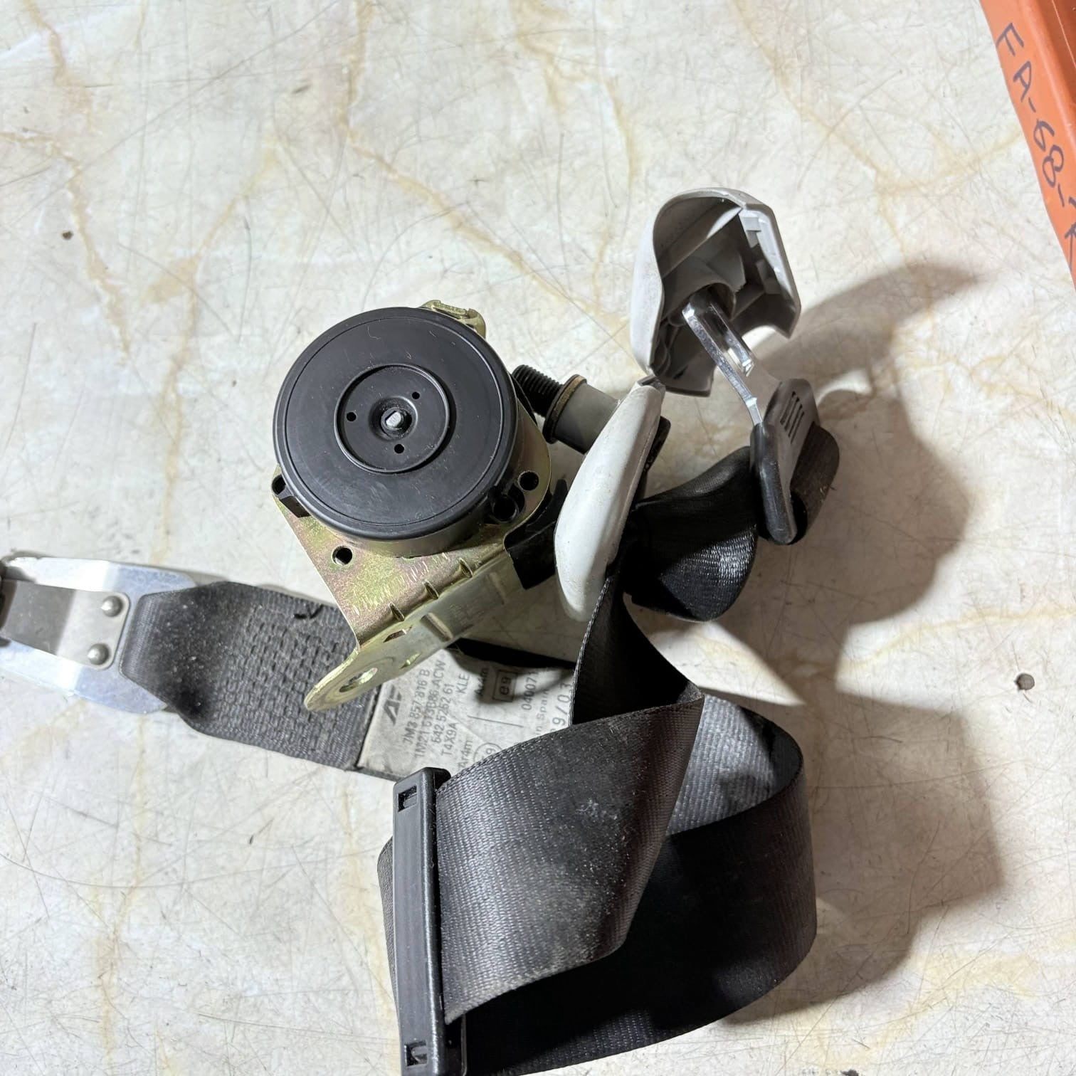 7m3857816b Seat Belt Strap Rear Right 1m21613b86acw 5425 DE562934-84
