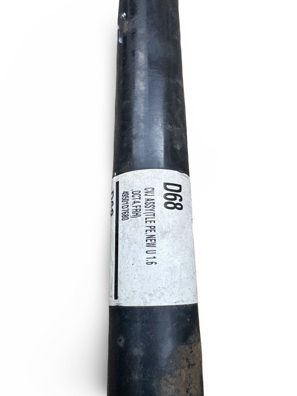 KIA SPORTAGE DRIVESHAFT 2022 D/S FRONT GT-LINE CRDI MEHV 4X4 1.6D 49501D7680