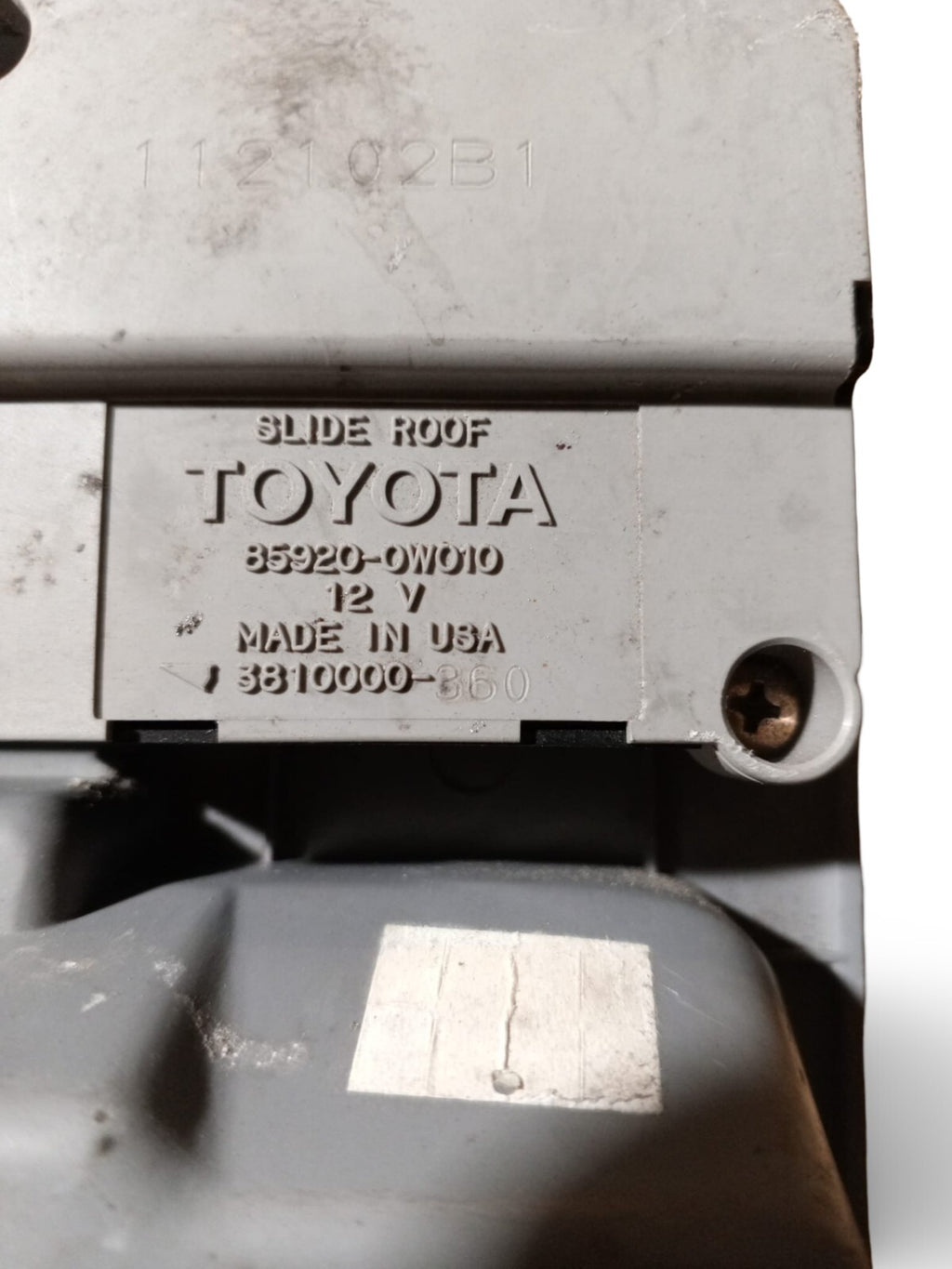 Toyota RAV4 2/3 doors 2004 2.0 petrol front interior roof seat light 859200W010
