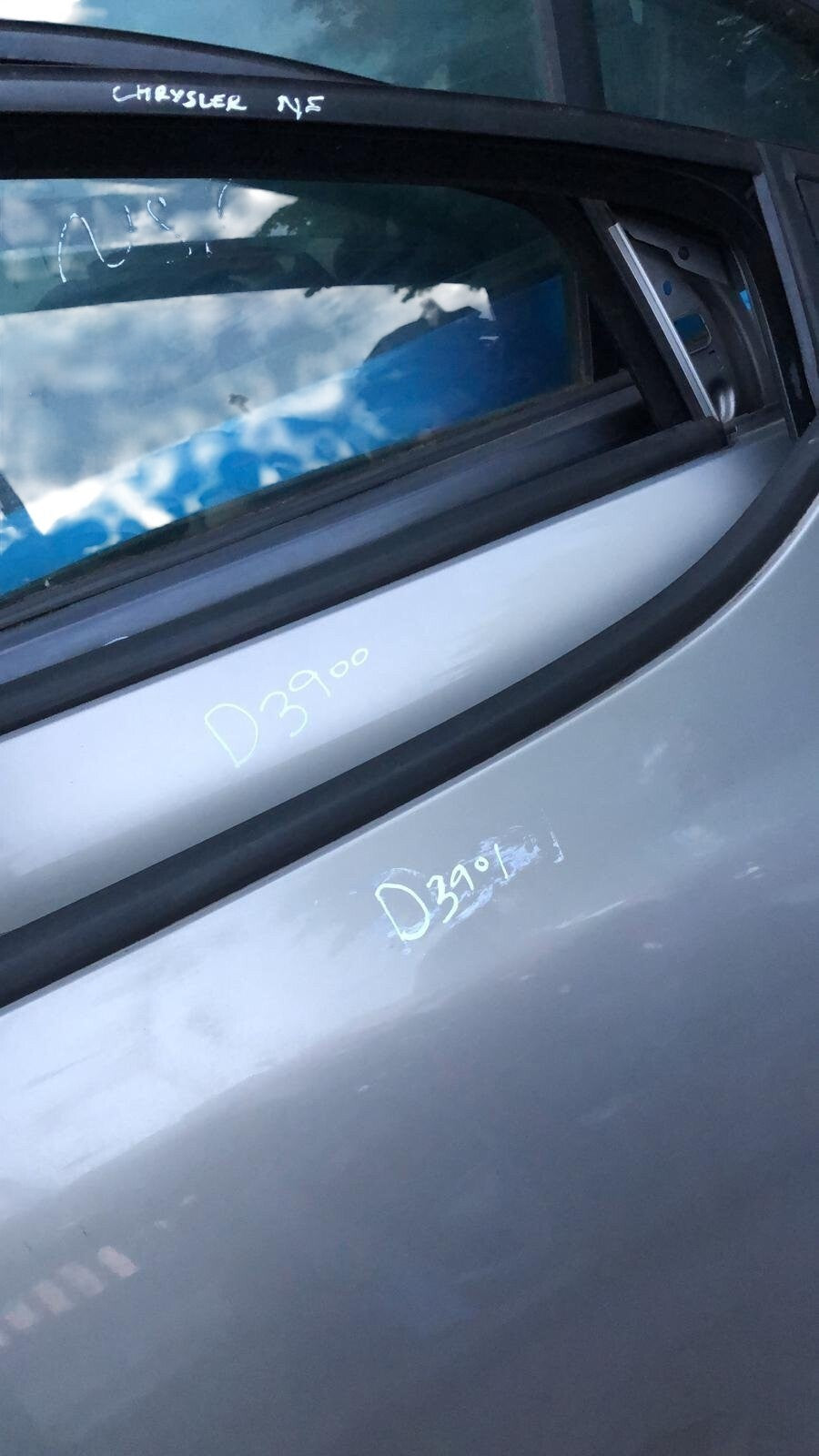 Chrysler Ypsilon Left Passenger Nearside Rear Door 2011-2017