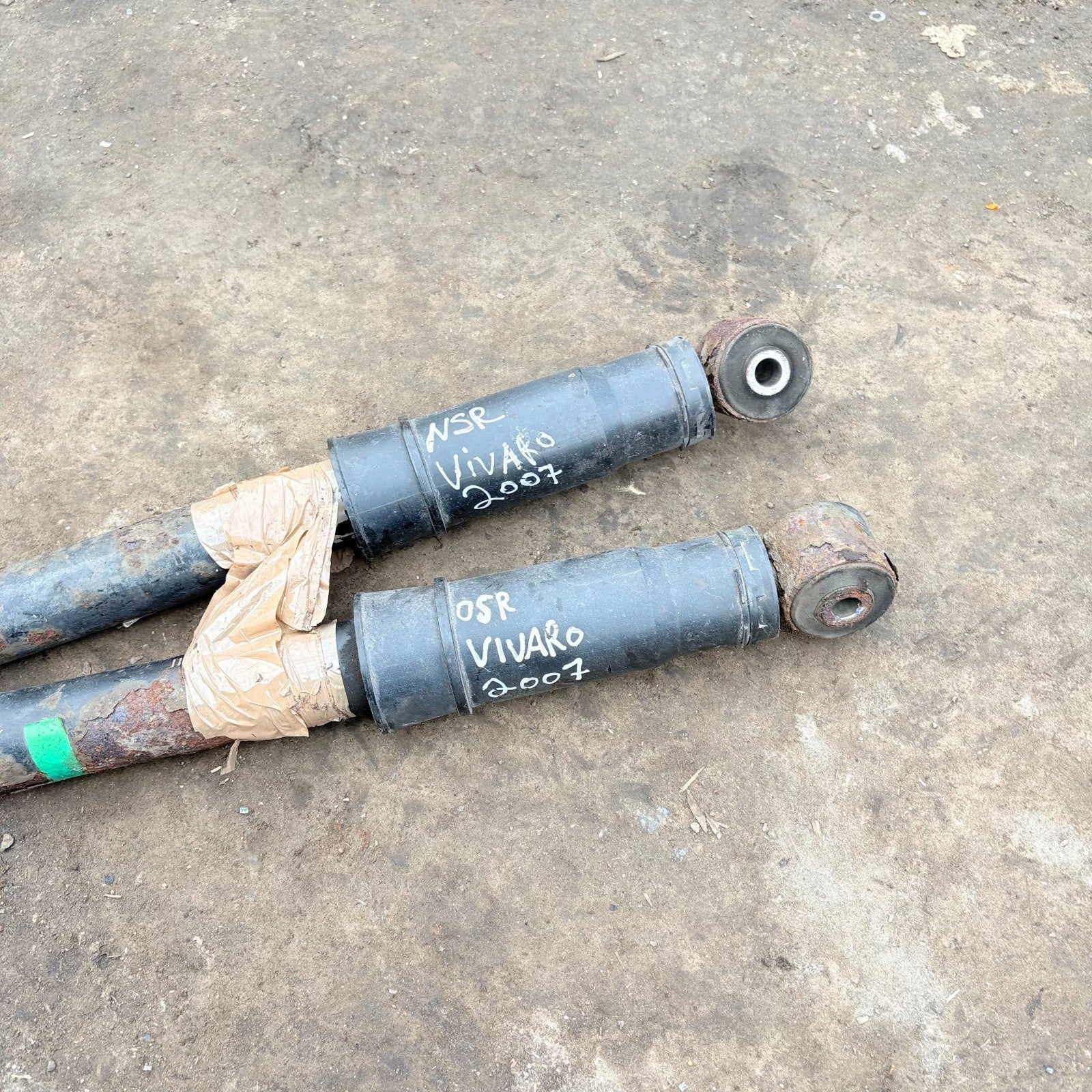 Vauxhall Vivaro A 2007-2014 Rear Shock Absorbers Pair NSR OSR Suspension Dampers