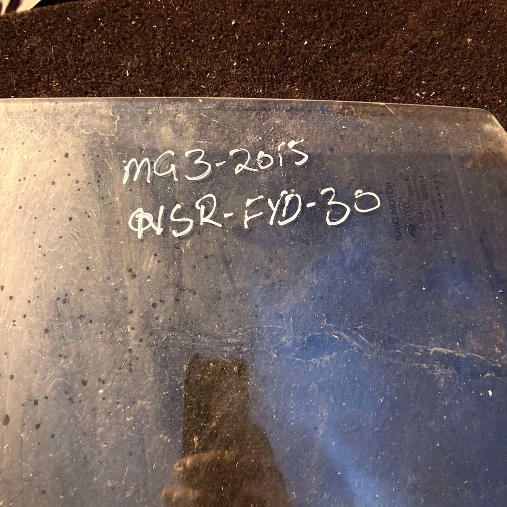 Mg Mg3 Left Passenger Nearside Rear Door Window Glass 43R-000054 2012-2024A