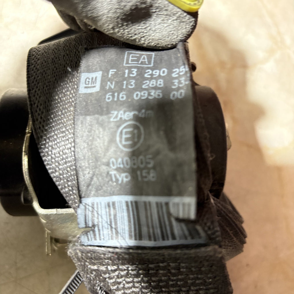 VAUXHALL CORSA D 2006-2014 SEAT BELT RIGHT REAR 616093600
