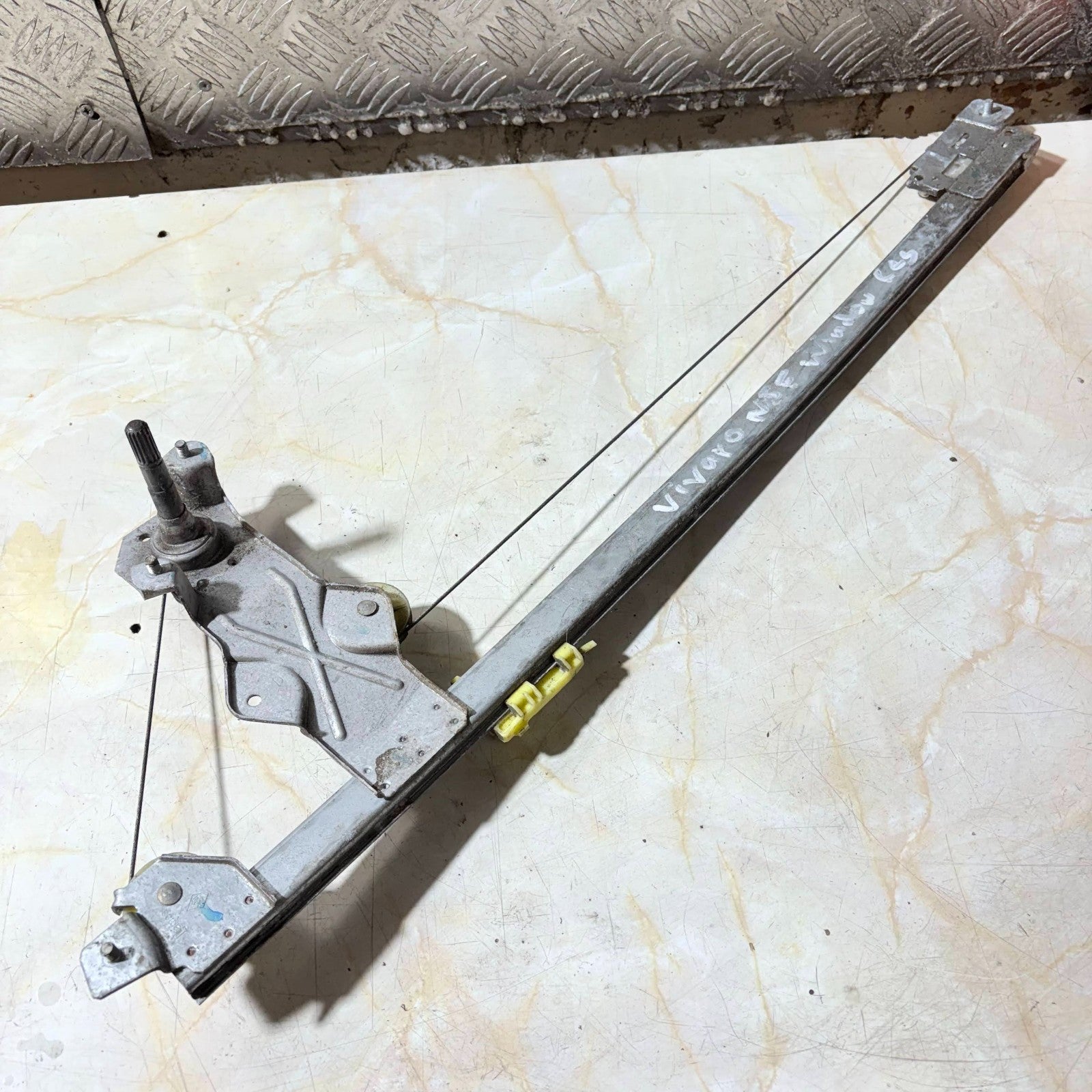 Vauxhall Vivaro Left Passenger Nearside Front Manual Window Regulator 2001-2015B