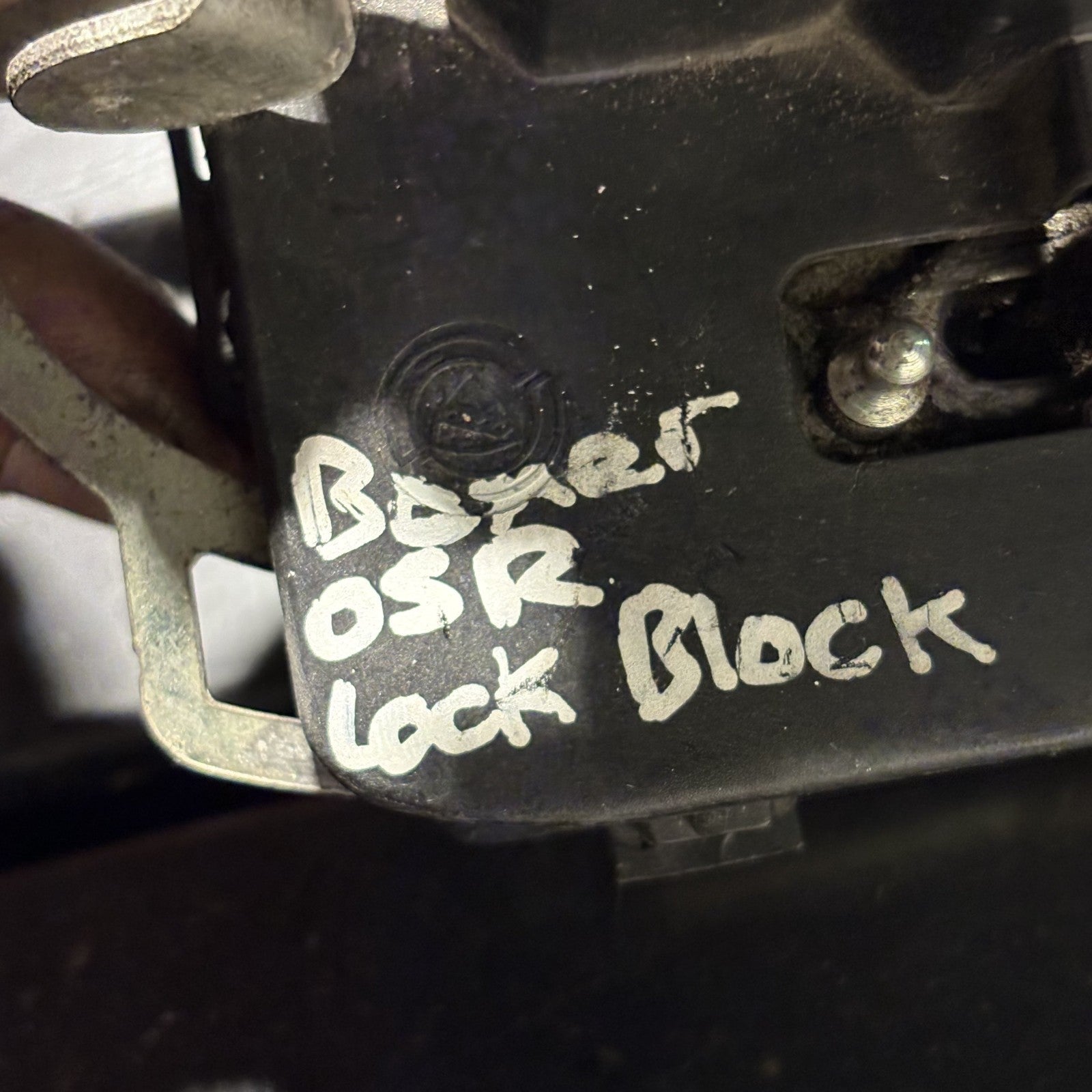 PORSCHE BOXSTER 987 2005-2012 O/S DRIVER SIDE RIGHT REAR DOOR LOCK