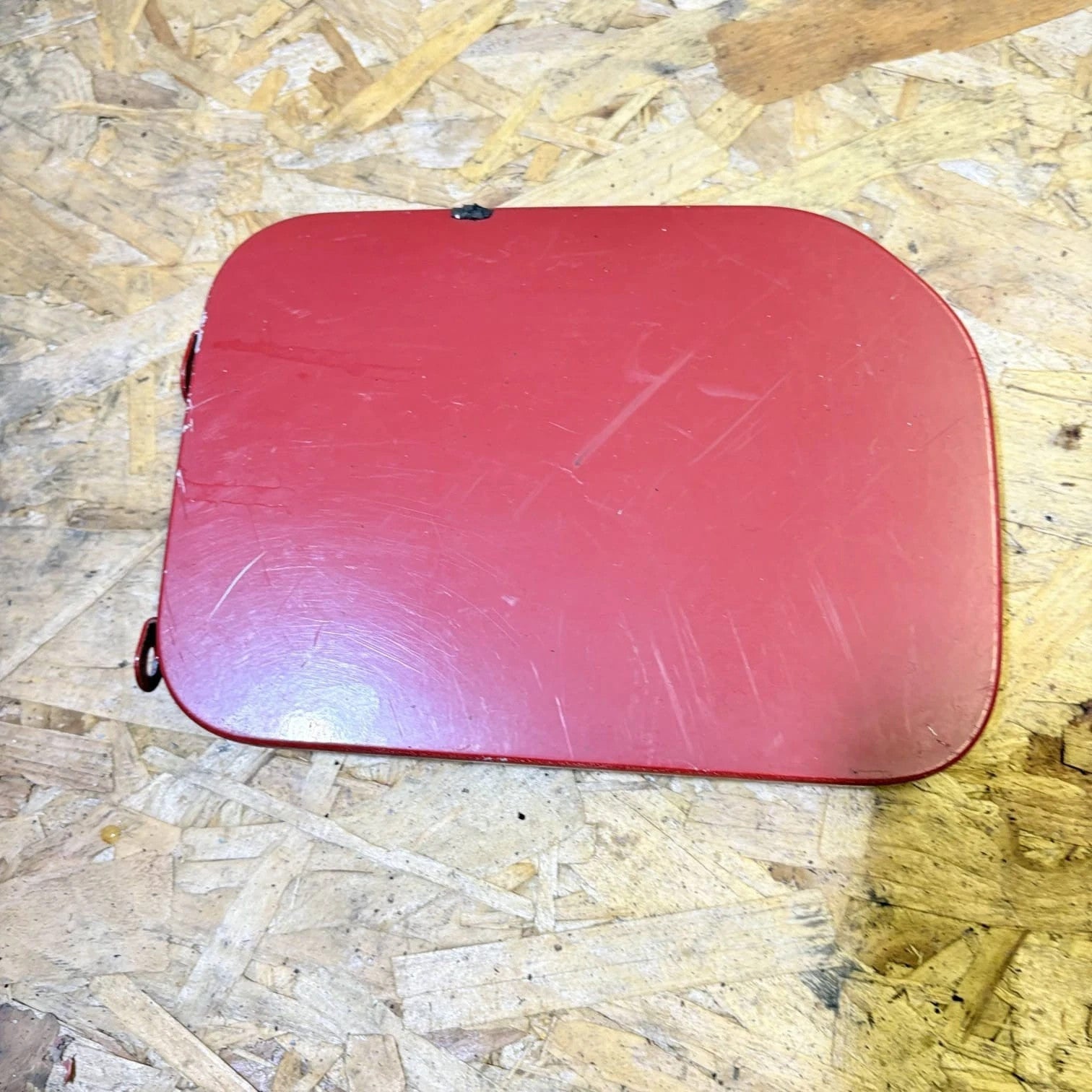 Fiat Ducato Peugeot Boxer Citroen Relay Red Fuel Filler Flap Cover 2006-2014