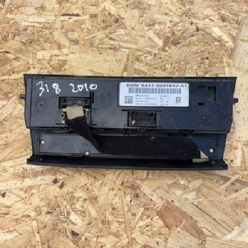 BMW 3 SERIES 318i 2009-2012 E90 AIR CONDITIONING CONTROL PANEL UNIT 9221857