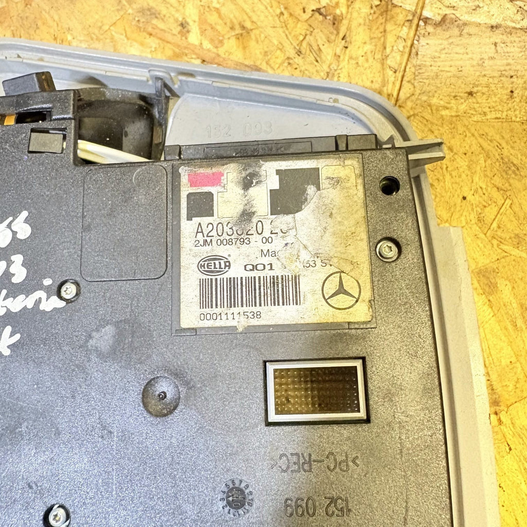 Mercedes C-Class W203 S203 CL203 Roof Dome Reading Light A2038202301 2001-2003