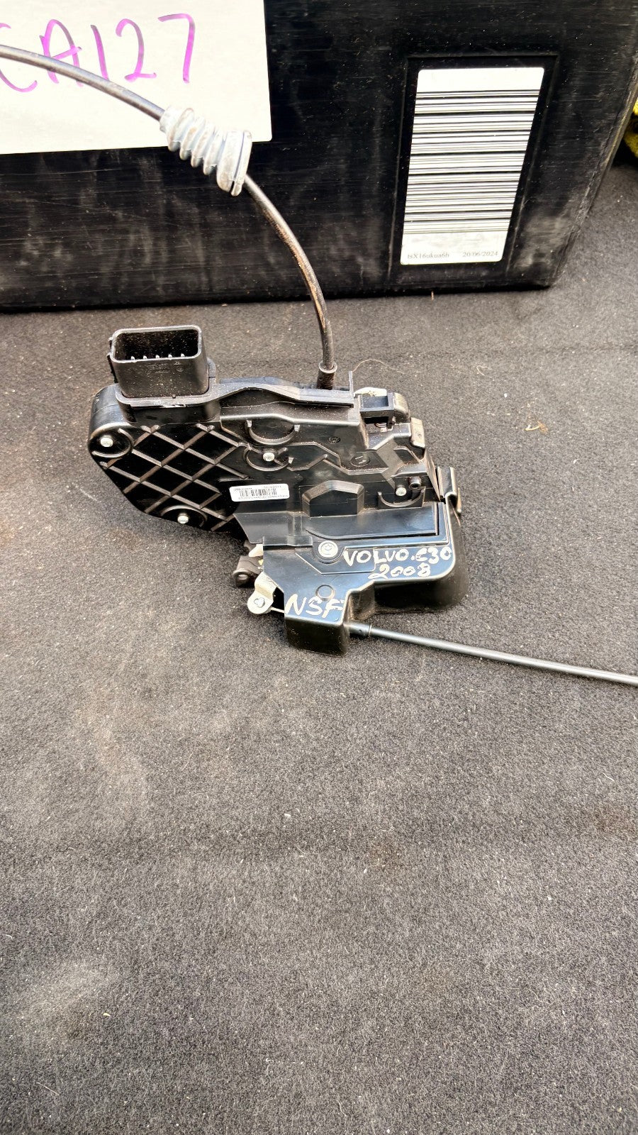2008 VOLVO C30 REAR PASSENGER SIDE DOOR LOCK
