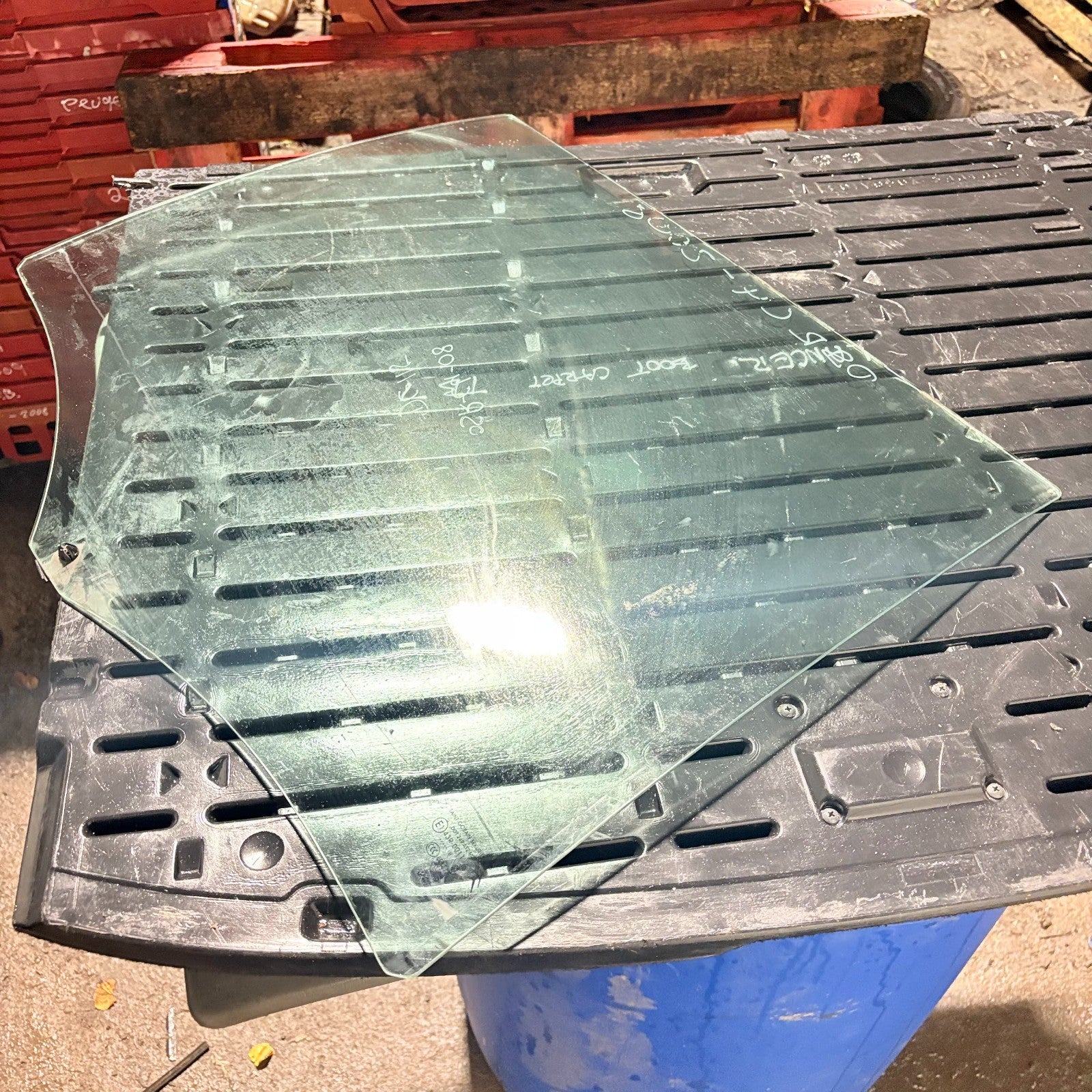 CITROEN C4 2008 DOOR WINDOW GLASS RIGHT REAR