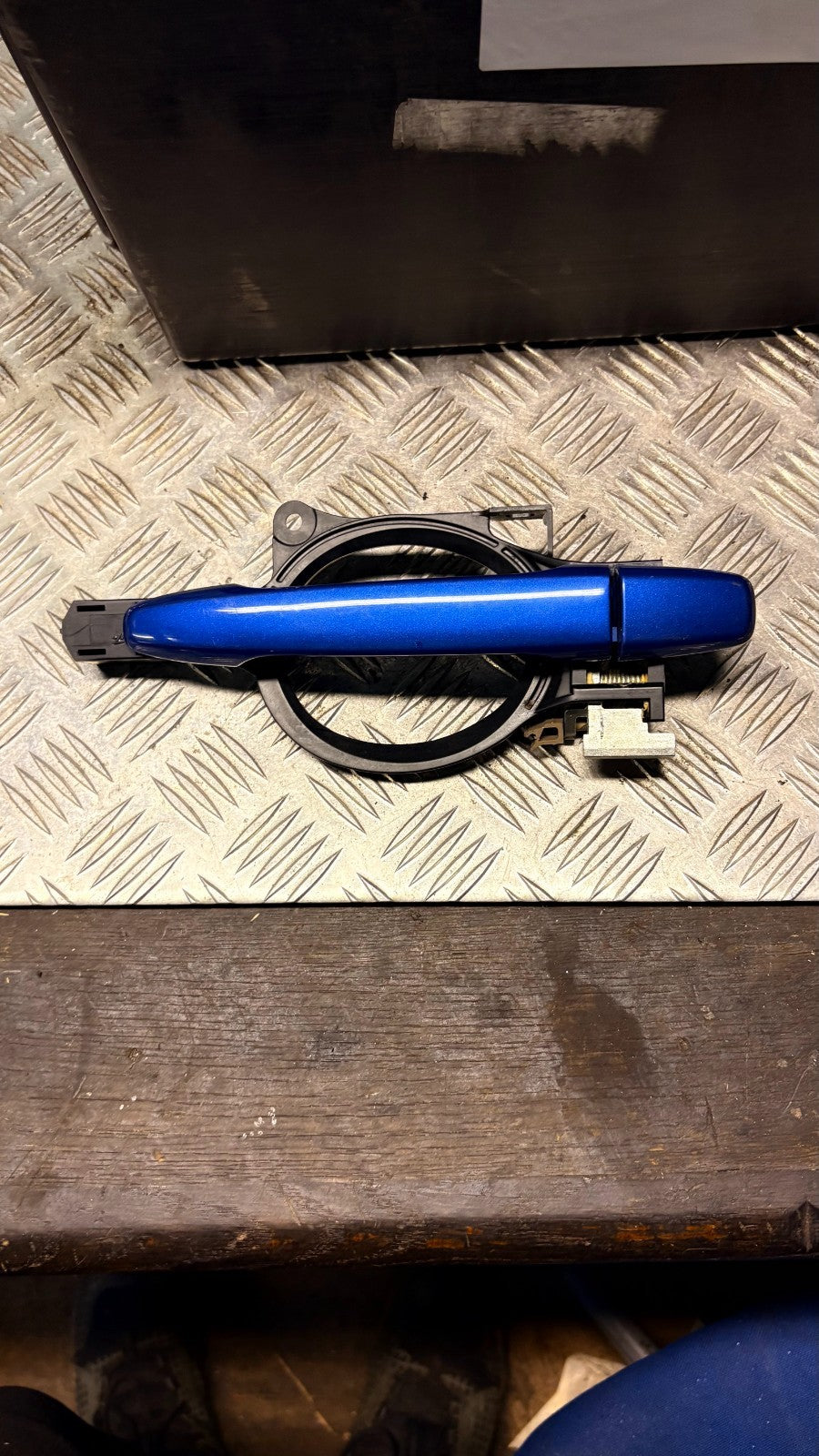Mitsubishi Lancer CJ/CY 2008-2017 Rear Right Exterior Door Handle Blue O/SR