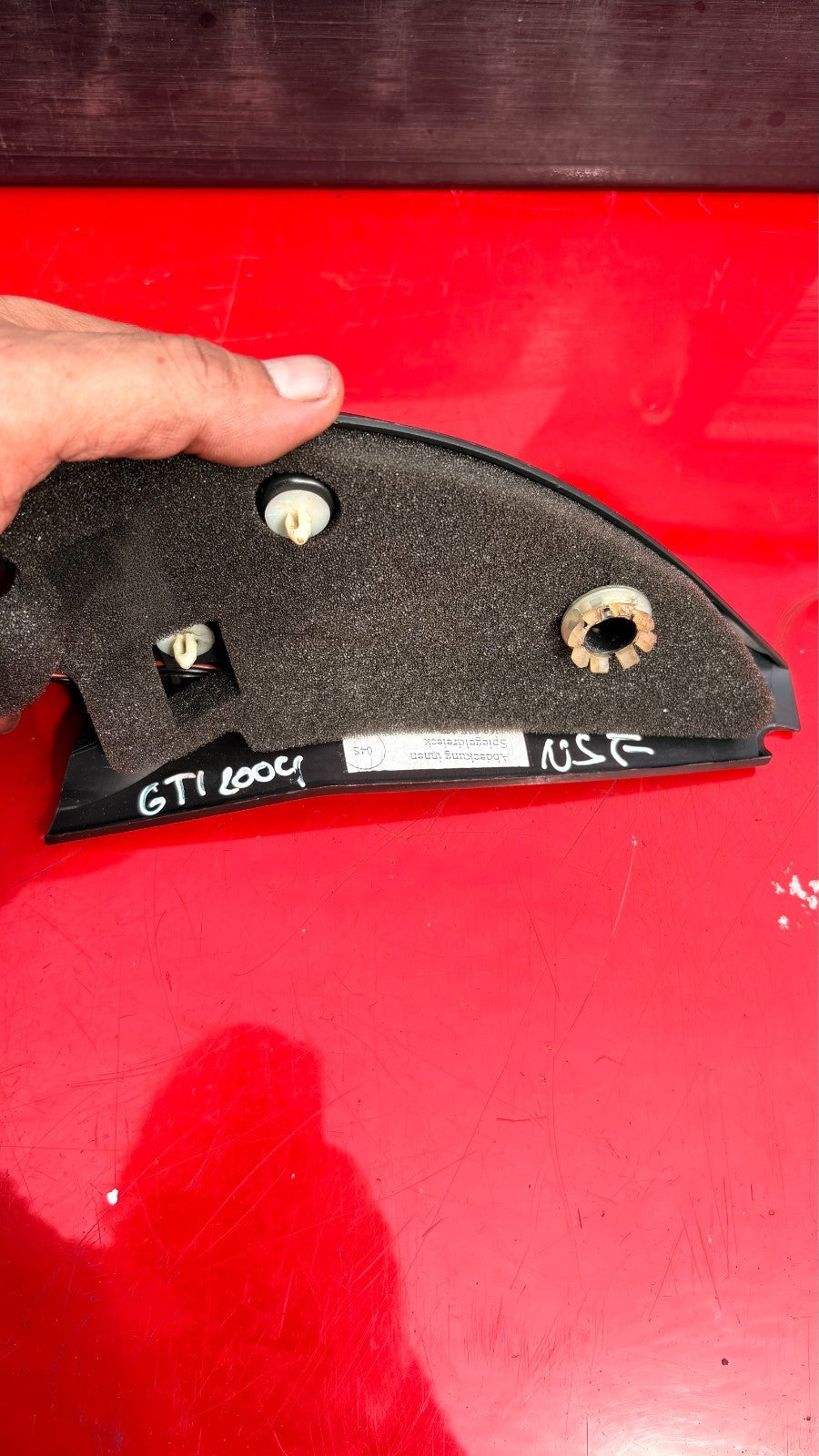 VW Golf GTI 2004 Front Left Door Speaker with Trim 1k0 837 973 k
