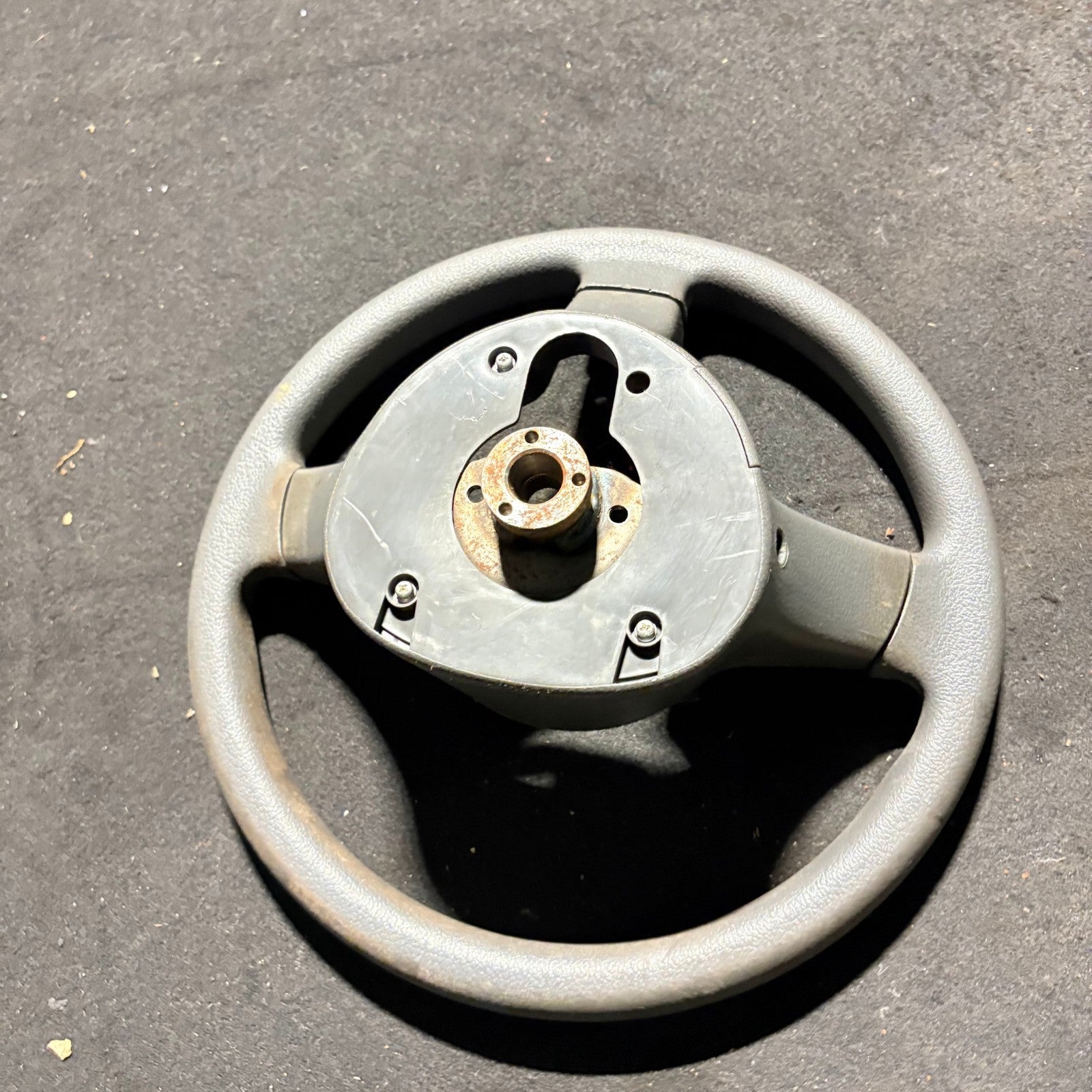 Proton Savvy 2005-2012 5 Door Grey 3-Spoke Steering Wheel Bare Rim