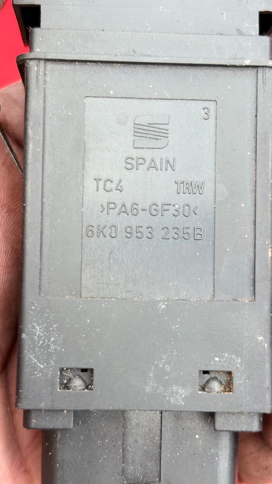 Hazard Warning Switch Seat Ibiza 2001 6K0 953 235 B