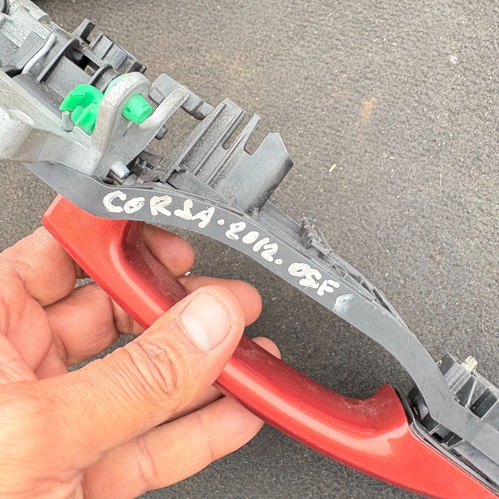 External Door Handle Front Right OPEL CORSA 2012