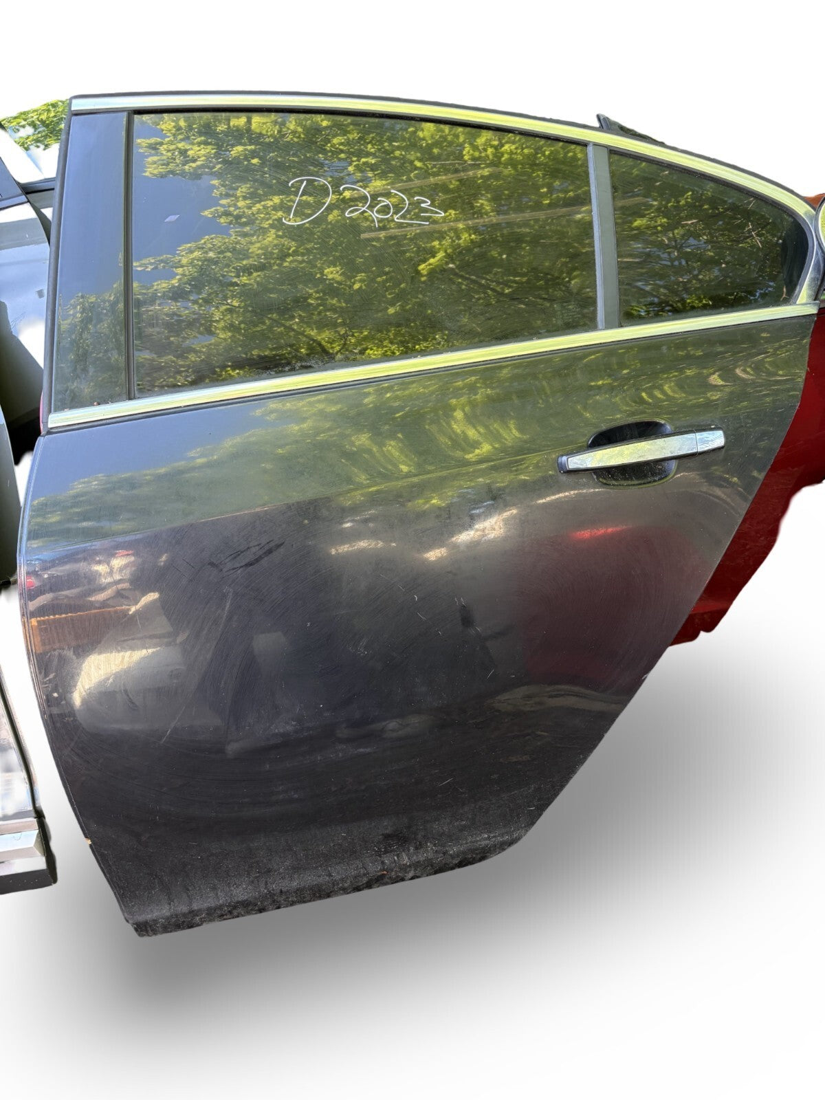 VAUXHALL INSIGNIA A MK1 2009-2012 N/S REAR LEFT COMPLETE DOOR BLACK FREE P&P
