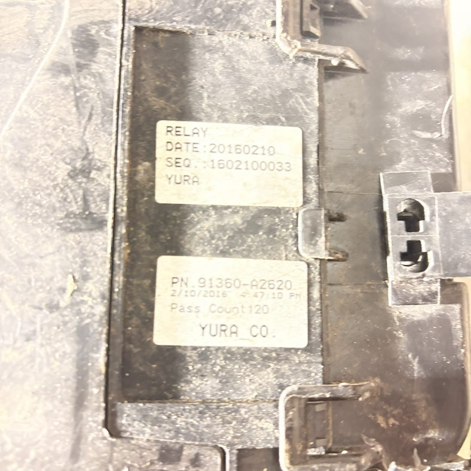 KIA CEE\'D JD 2016 Fuse Box 91360-A2620