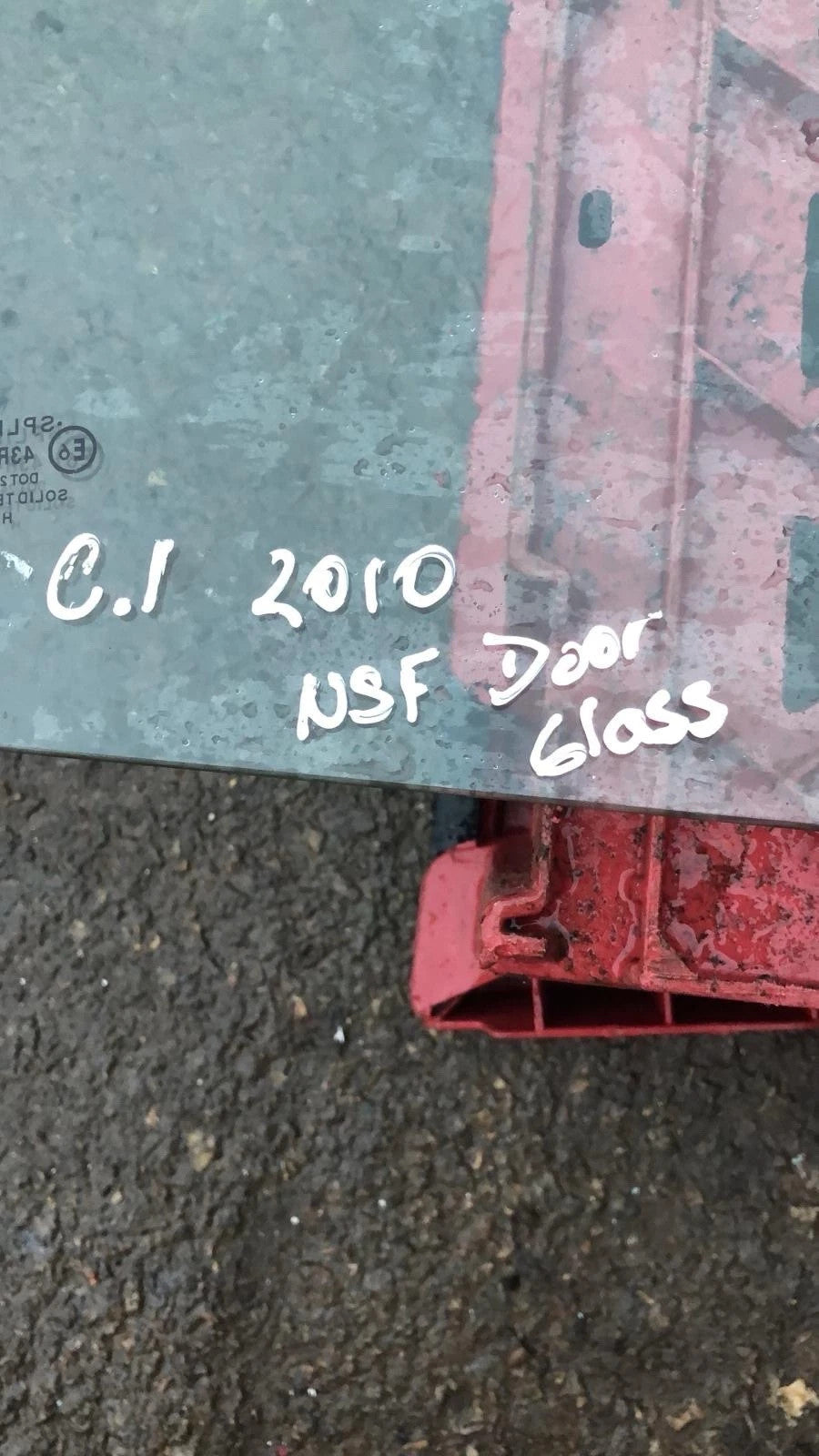 Citroen C1 Mk2 2014 - 2019 3 Door Nearside Passenger Front Door Glass Window