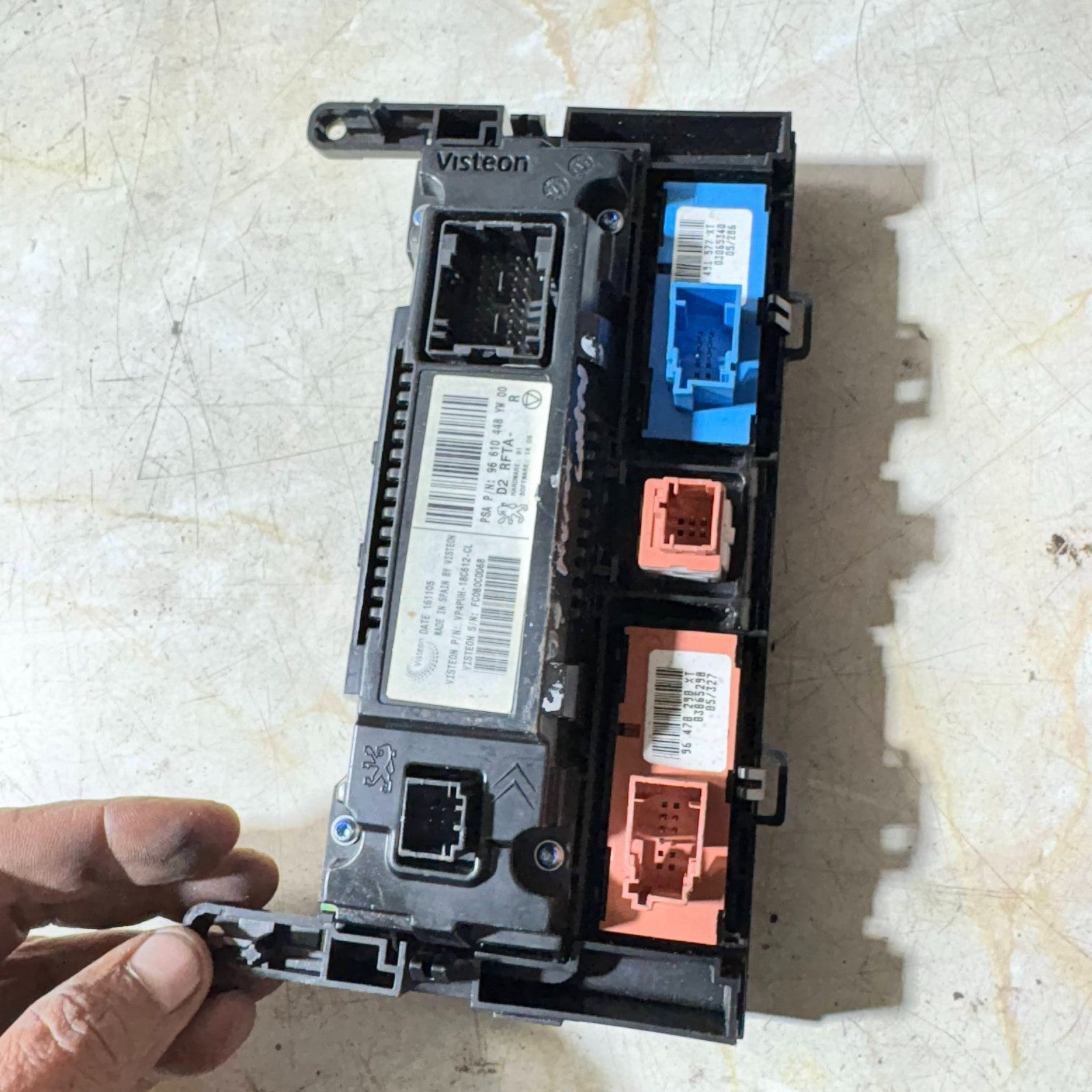 PEUGEOT 407 HEATER CONTROL UNIT 96610448YW