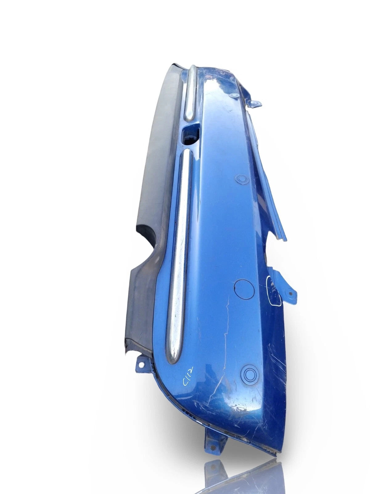 Rear BUMPER MINI Hatchback R56 2006-2014 Blue With Chrome Strip