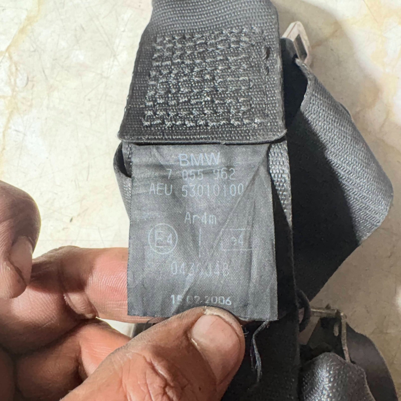 BMW MINI 2006 O/S Driver Offside Rear Seat Belt 7055962