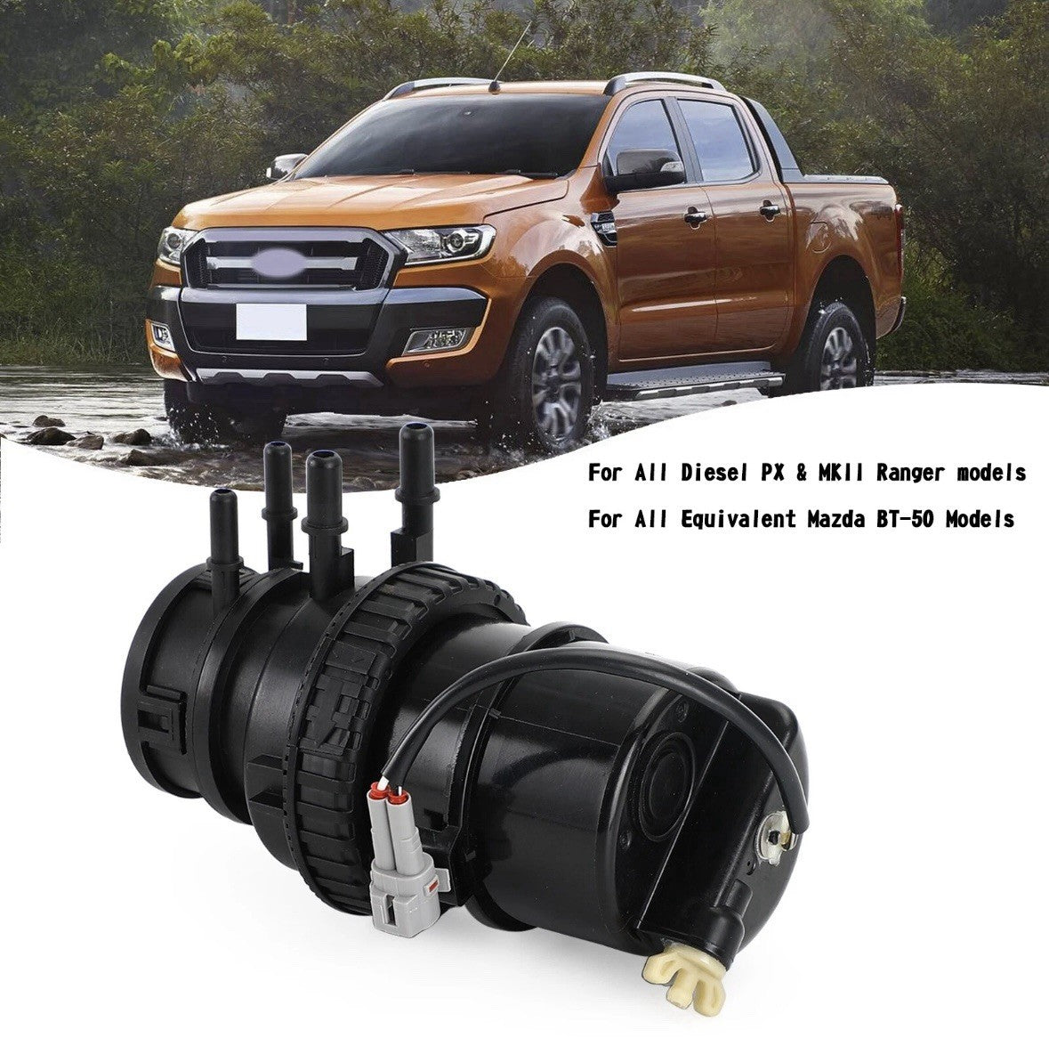 FORD RANGER MAZDA BT50 2.2 3.2 DIESEL FUEL FILTER HOUSING U212-13-480 AB399155AD