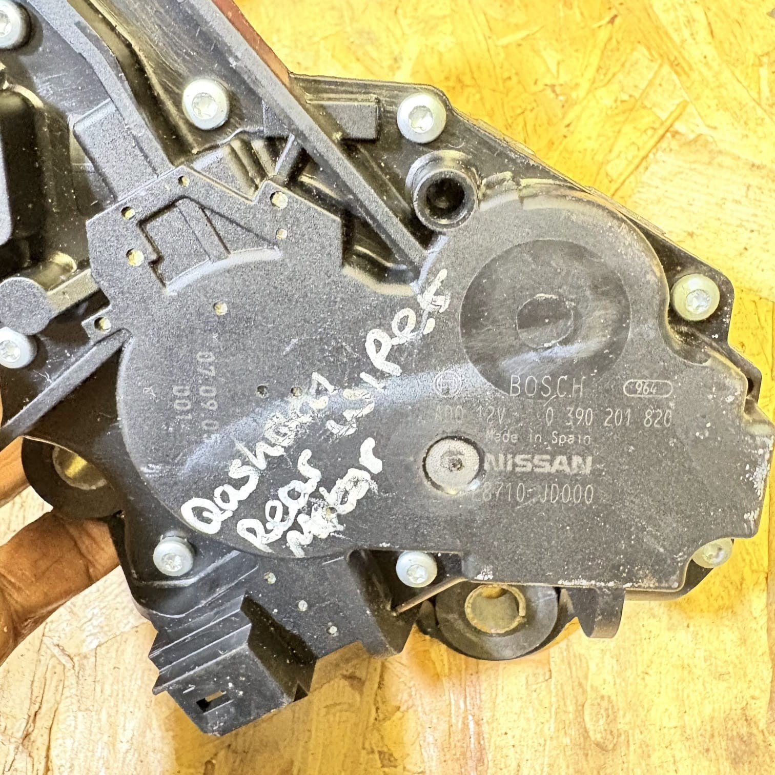 Nissan Qashqai Mk1 Rear Wiper Motor 28710JD000