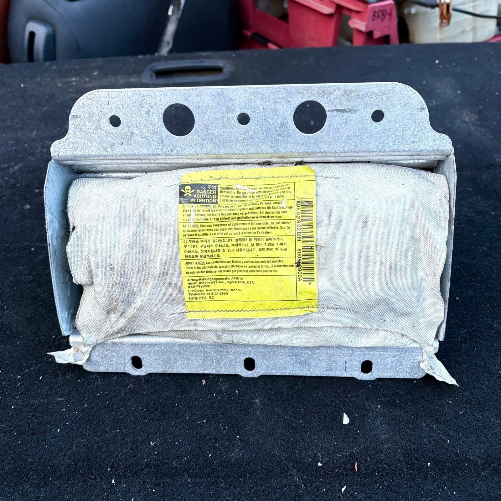2003-2009 Kia Sorento JC Dashboard Airbag Front Passenger Left Side 56920-3E000