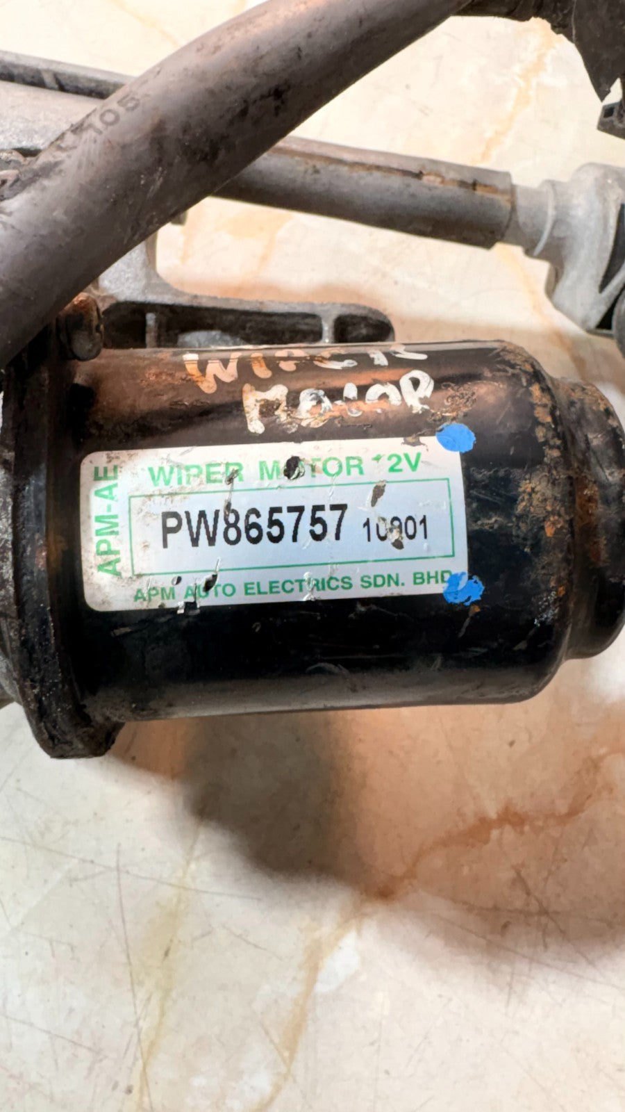 PROTON SAVVY 2011 Wiper Motor PW865757