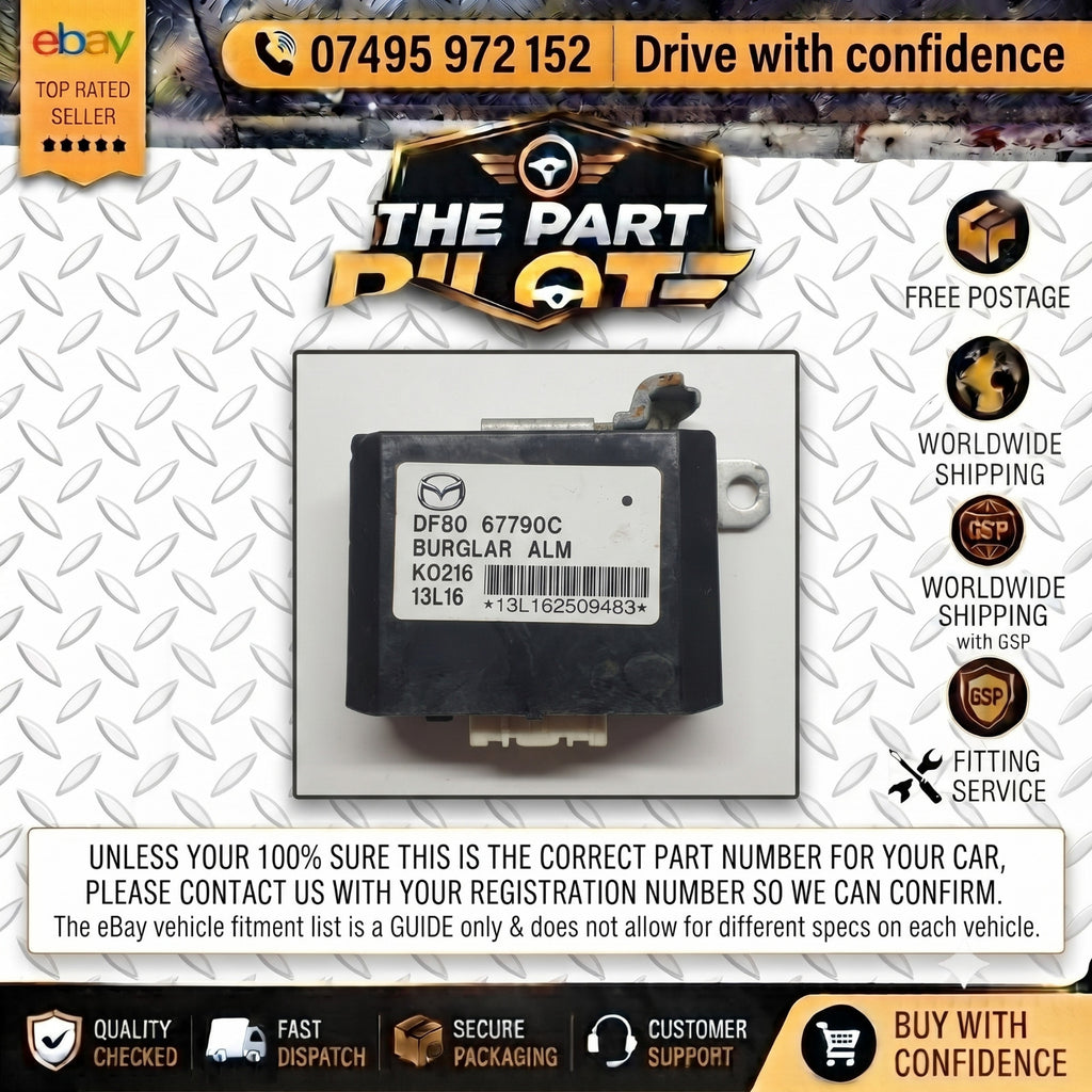Mazda 2 DJ 2014-2019 Alarm Control Module DF80 67790C-XBMD0022