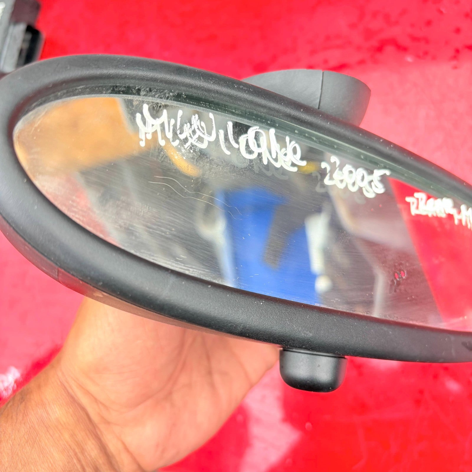 Mini One R50 R53 2001-2006 Interior Rear View Mirror E1 010784 Manual Black